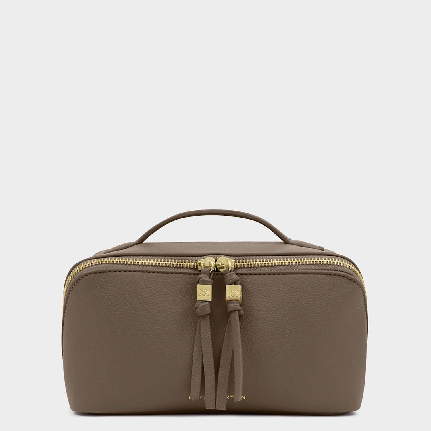 Katie Loxton Women's Faux Leather Fold-Out Makeup & Wash Bag - Brown - Available at M&S