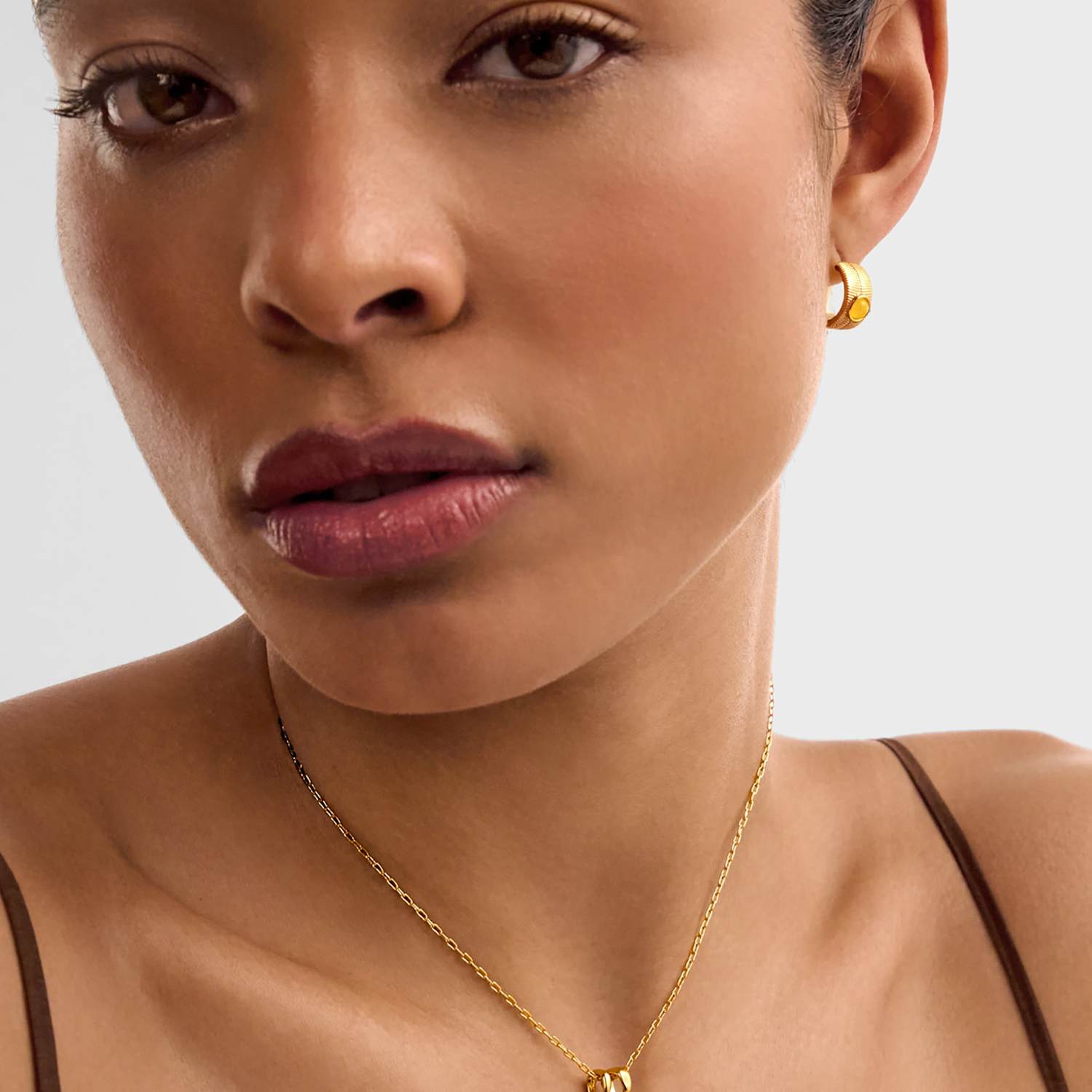 Katie Loxton Women's November Birthstone Yellow Quartz Necklace - Gold Mix - Available at M&S