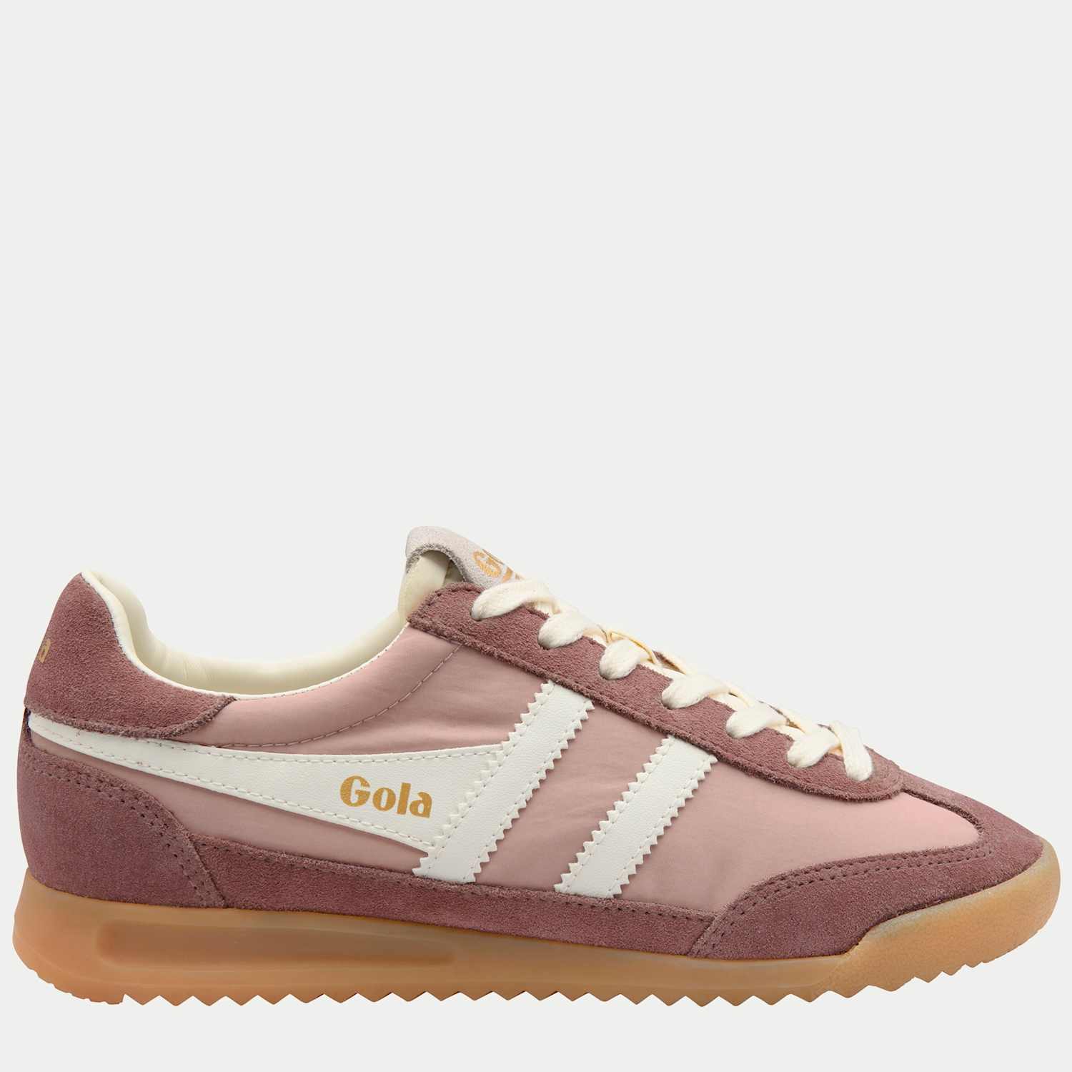 Gola Women's Firefly Suede Lace Up Trainers - 6 - Pink Mix - Available at M&S