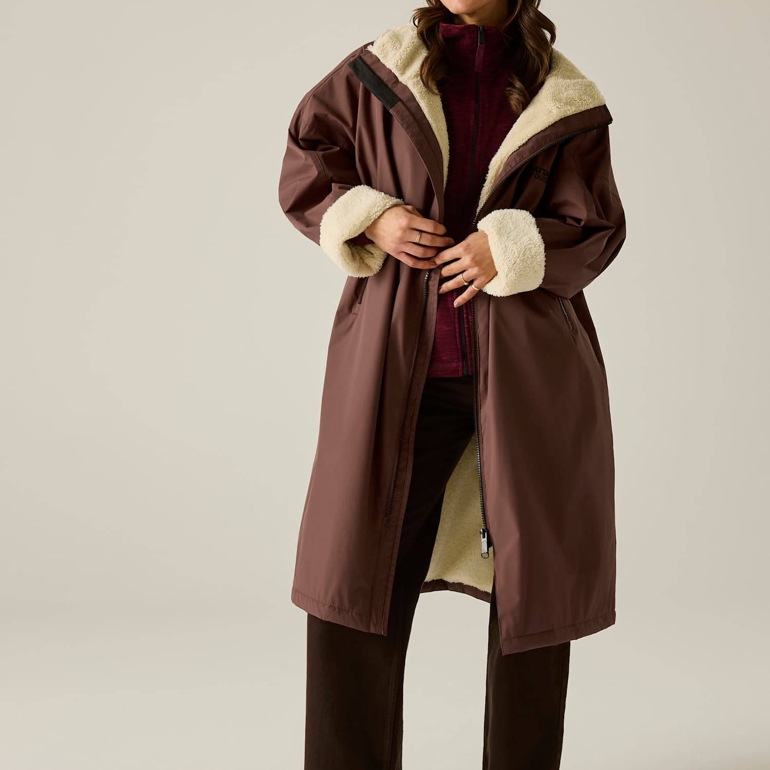 Regatta Women's Waterproof Hooded Padded Jacket - Large-Extra Large - Burgundy - Available at M&S