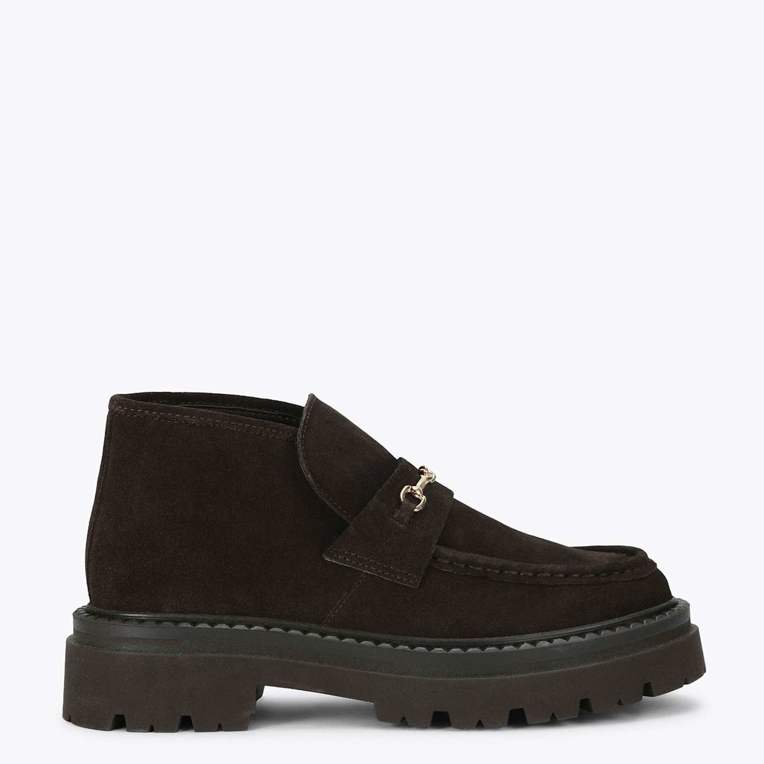 Steve Madden Women's Suede Flat Round Toe Ankle Boots - 5 - Brown - Available at M&S