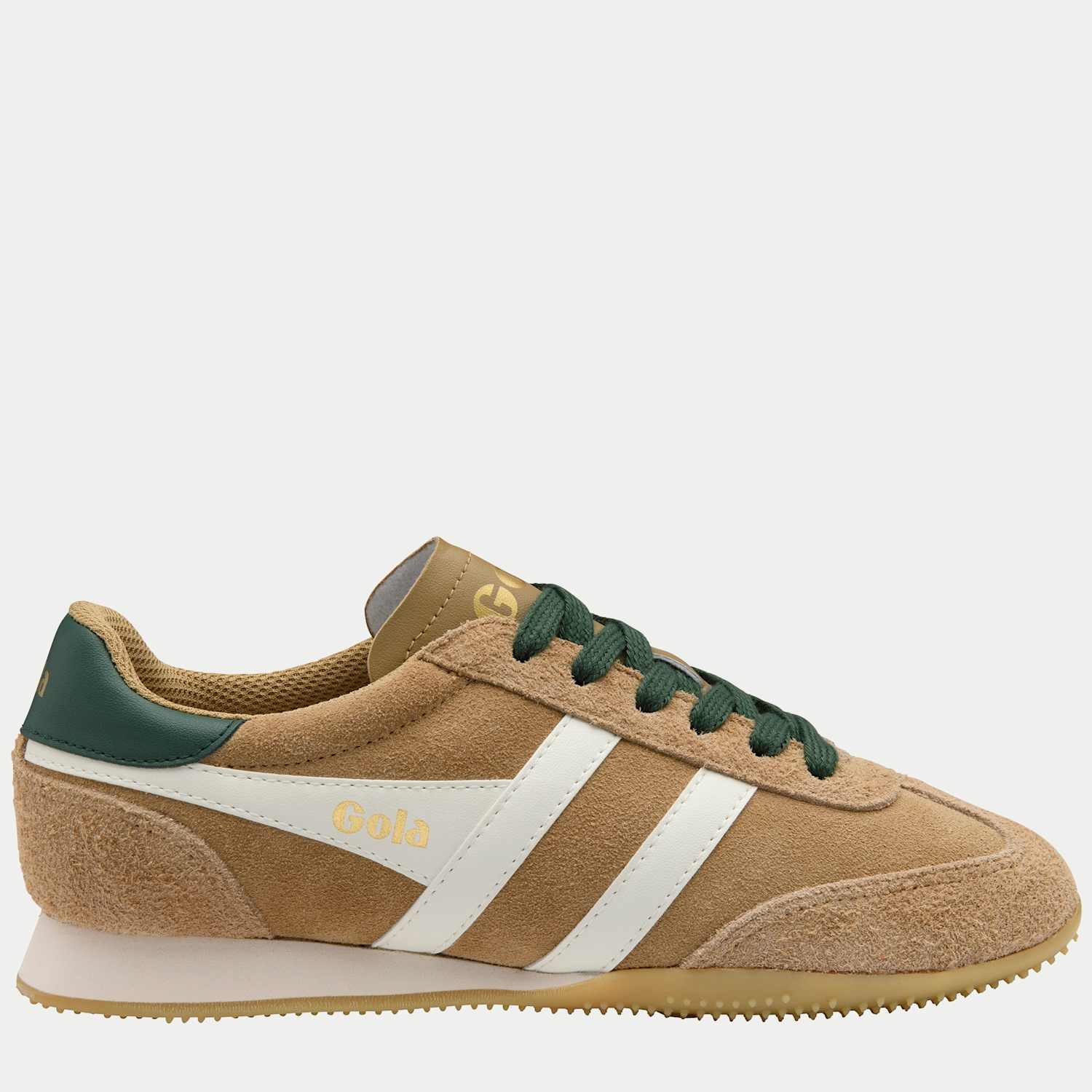 Gola Women's Sprinter Suede Lace Up Trainers - 9 - Beige Mix - Available at M&S