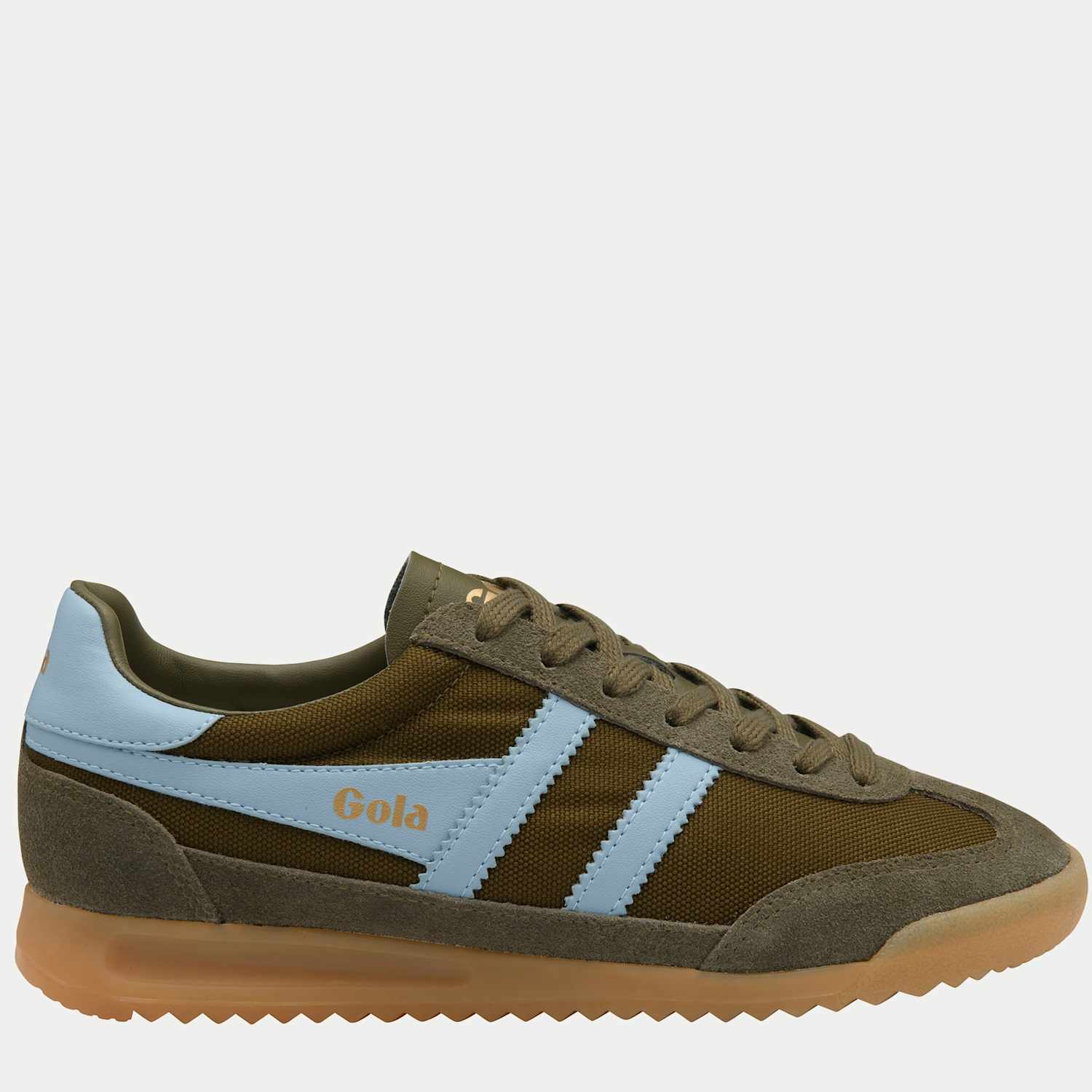 Gola Women's Tornado Trainers - 3 - Khaki Mix - Available at M&S