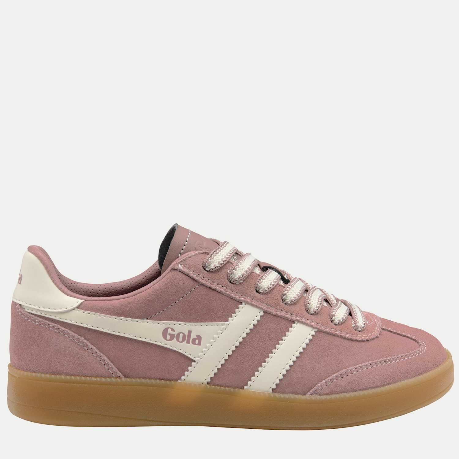 Gola Women's Viper '78 Suede Lace Up Trainers - 8 - Pink Mix - Available at M&S