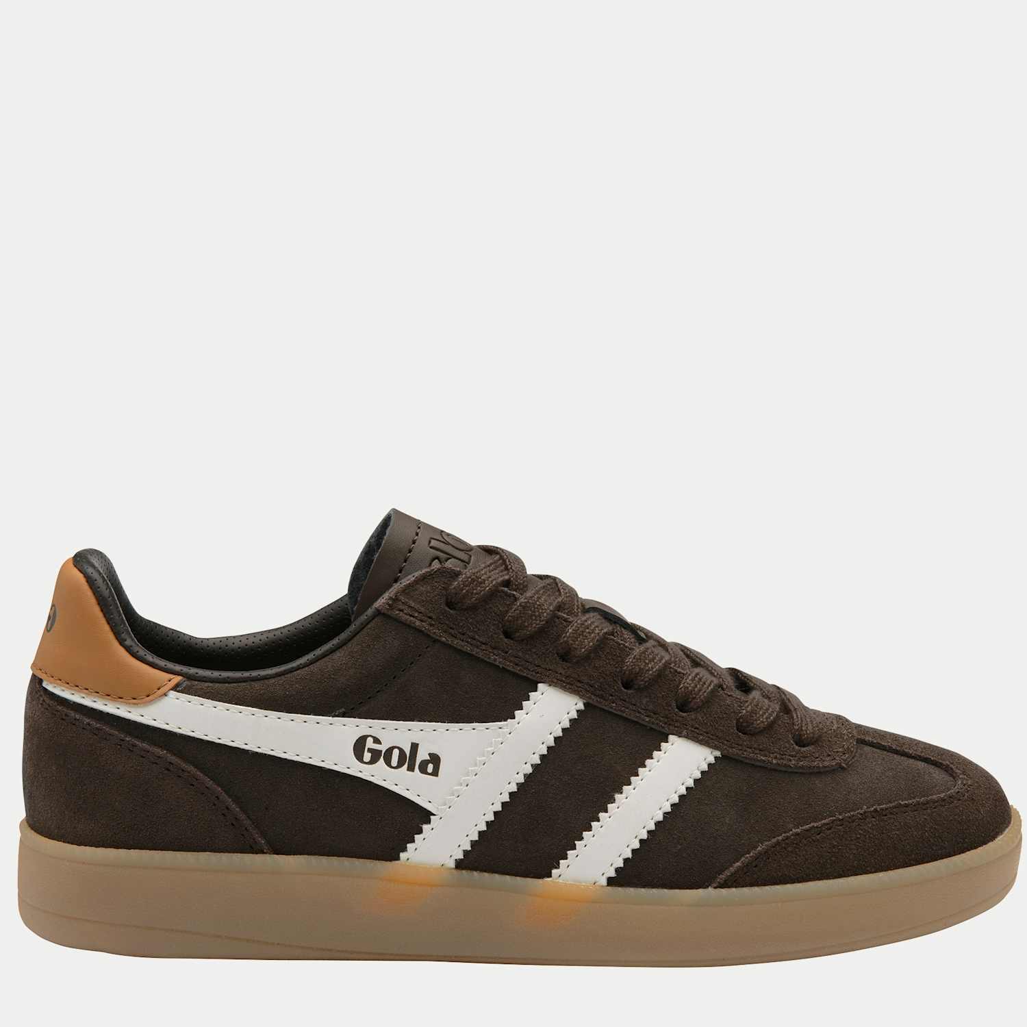 Gola Women's Viper Suede Lace Up Trainers - 8 - Brown Mix - Available at M&S