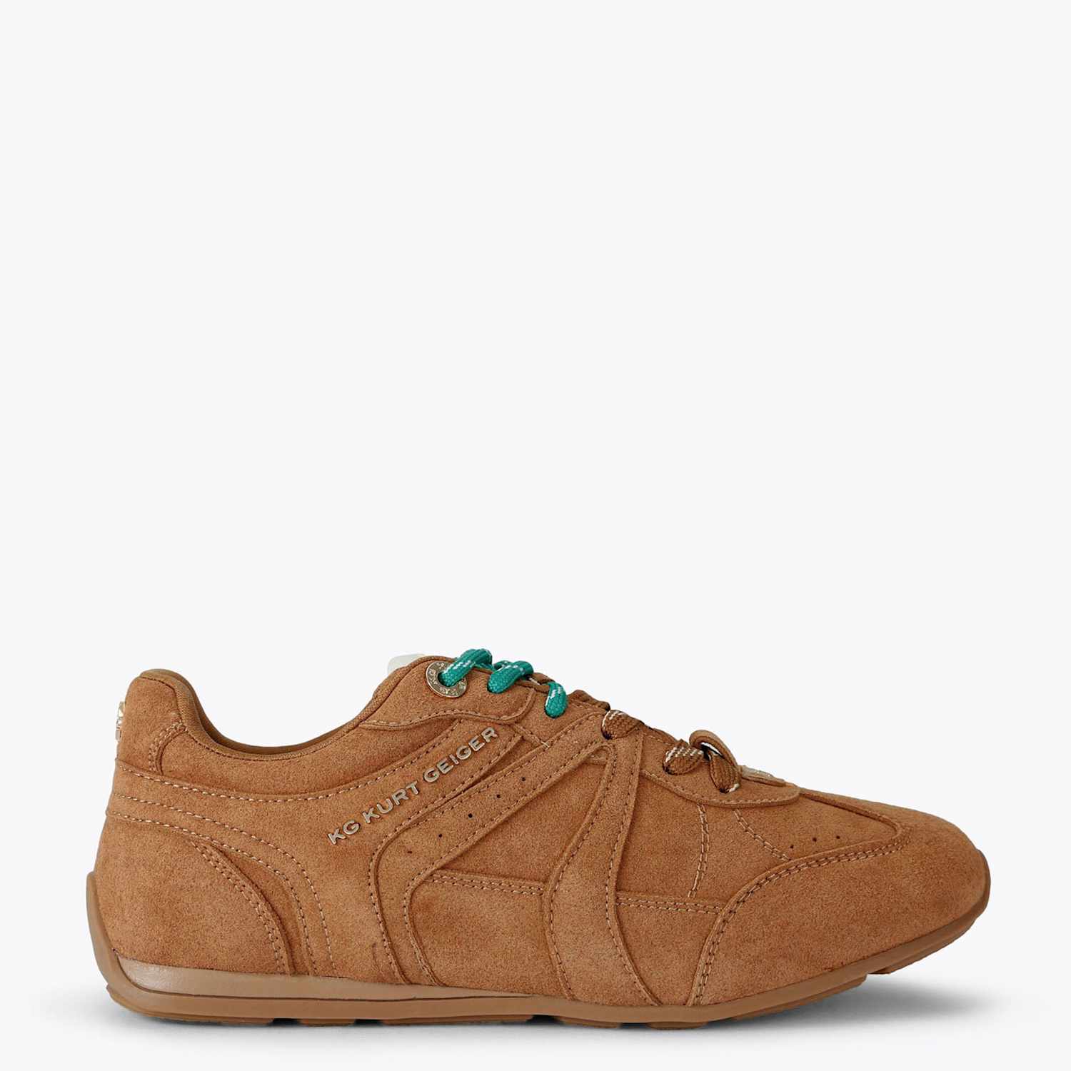 Kurt Geiger Women's Suede Trainers - 4 - Tan - Available at M&S