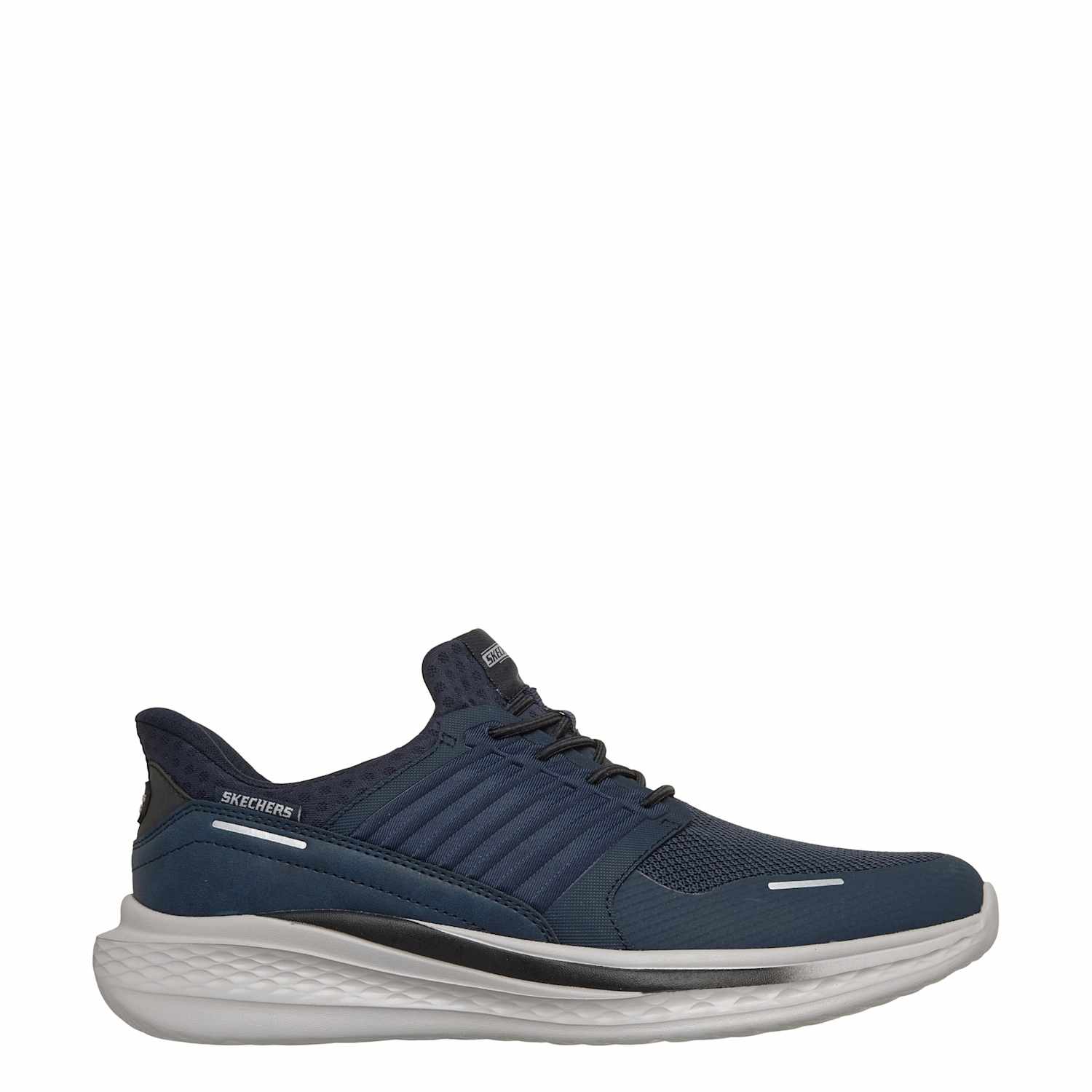 Skechers Men's Hands Free Slip-ins Sports Trainers - 7 - Navy - Available at M&S
