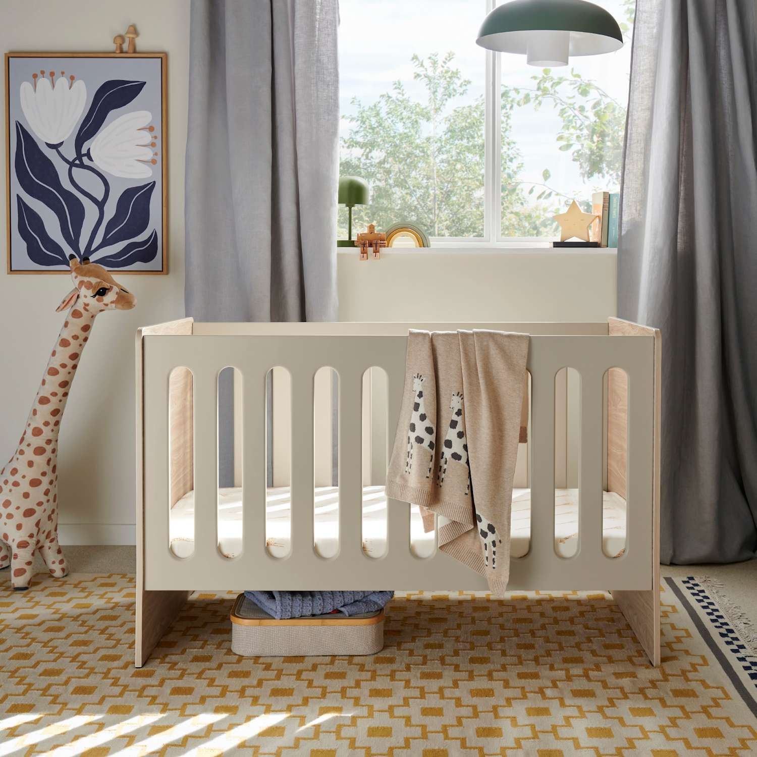 Mamas & Papas unisex Vyne Cot - Light Brown - Available at M&S