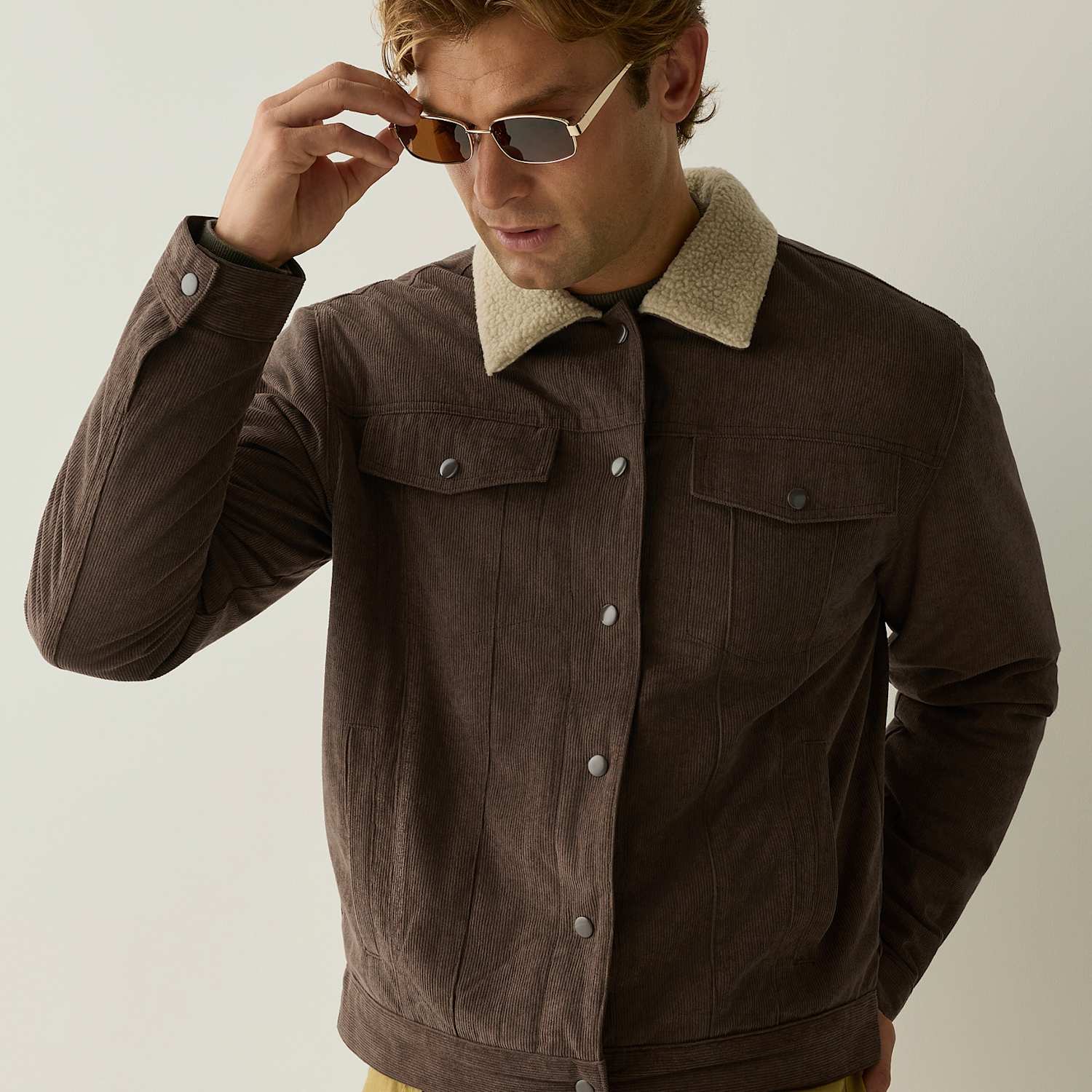 Regatta Men's Cotton Rich Jacket - M - Light Brown - Available at M&S