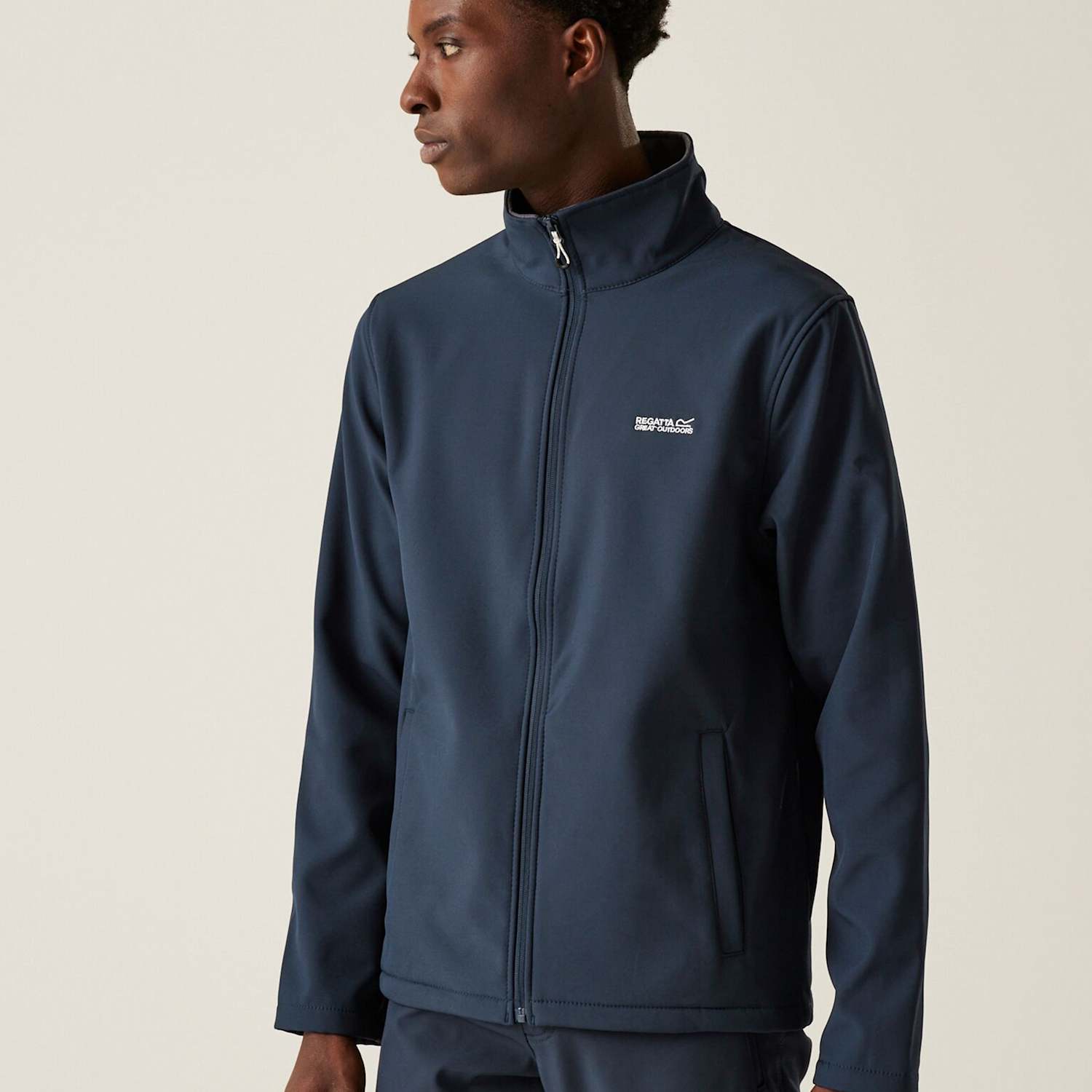 Regatta Men's Cera V Water-Repellent Fleece - XL - Navy - Available at M&S