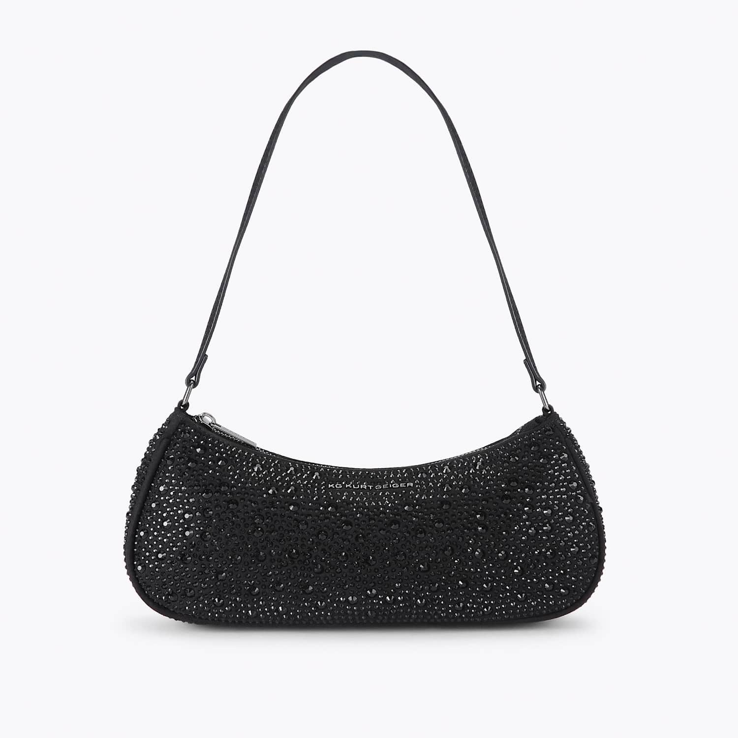 Kurt Geiger Women's Embellished Shoulder Bag - Black - Available at M&S