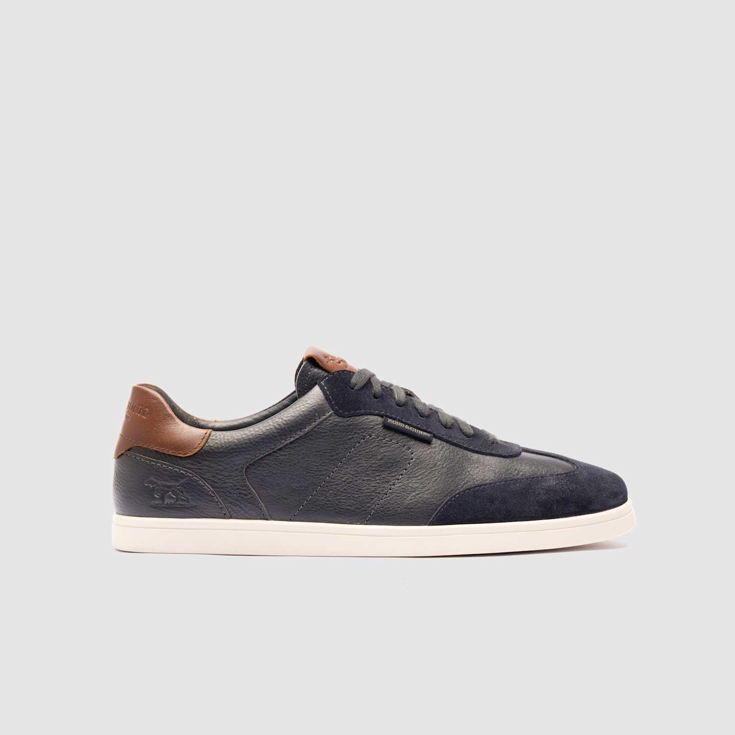 Rodd & Gunn Men's Leather Lace Up Bristol Sneaker - 6 - Navy - Available at M&S
