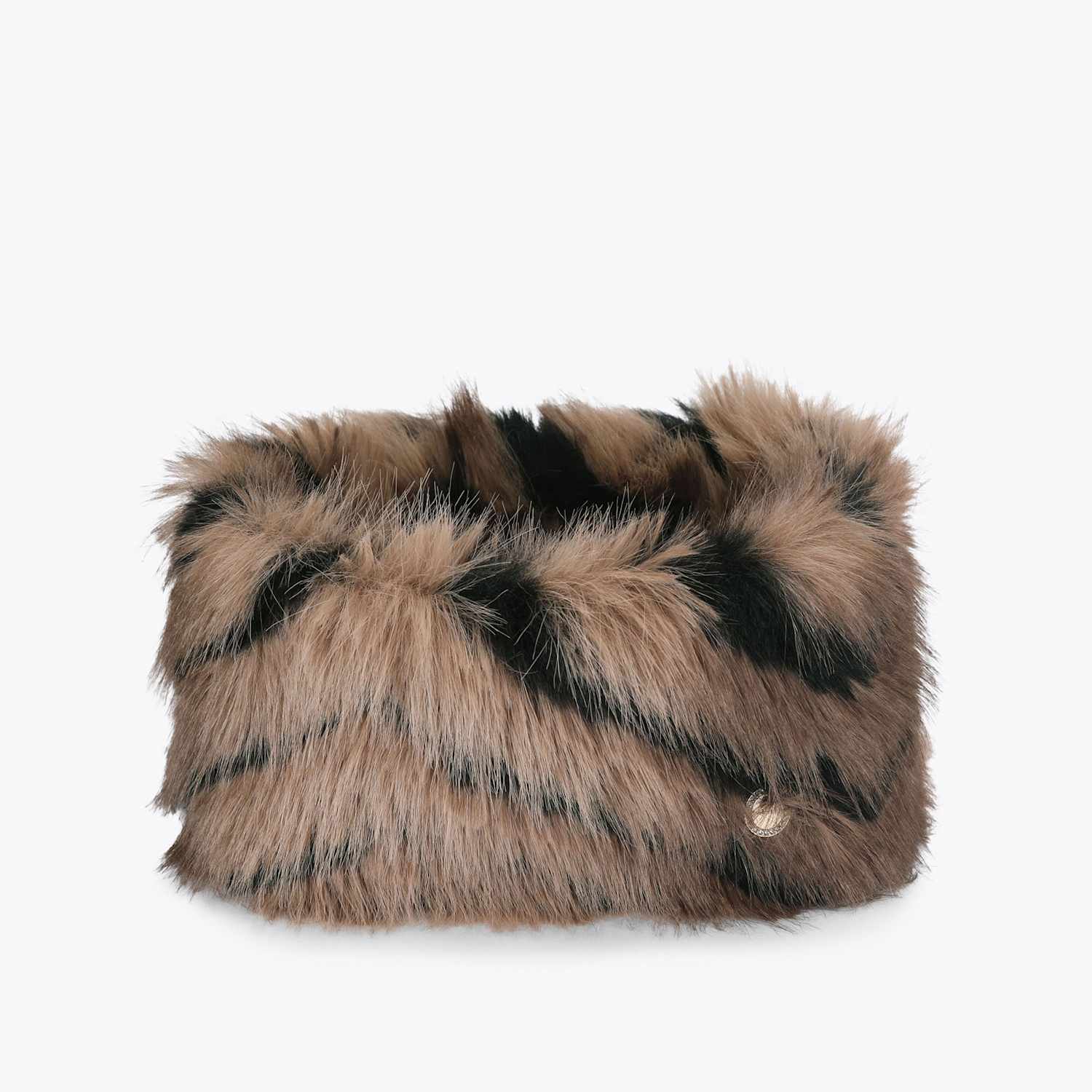 Carvela Women's Faux Fur Headband - Beige Mix - Available at M&S