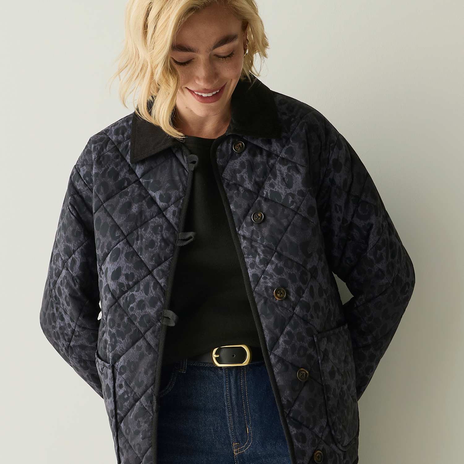 Regatta Women's Quilted Collared Jacket - 10 - Grey Mix - Available at M&S