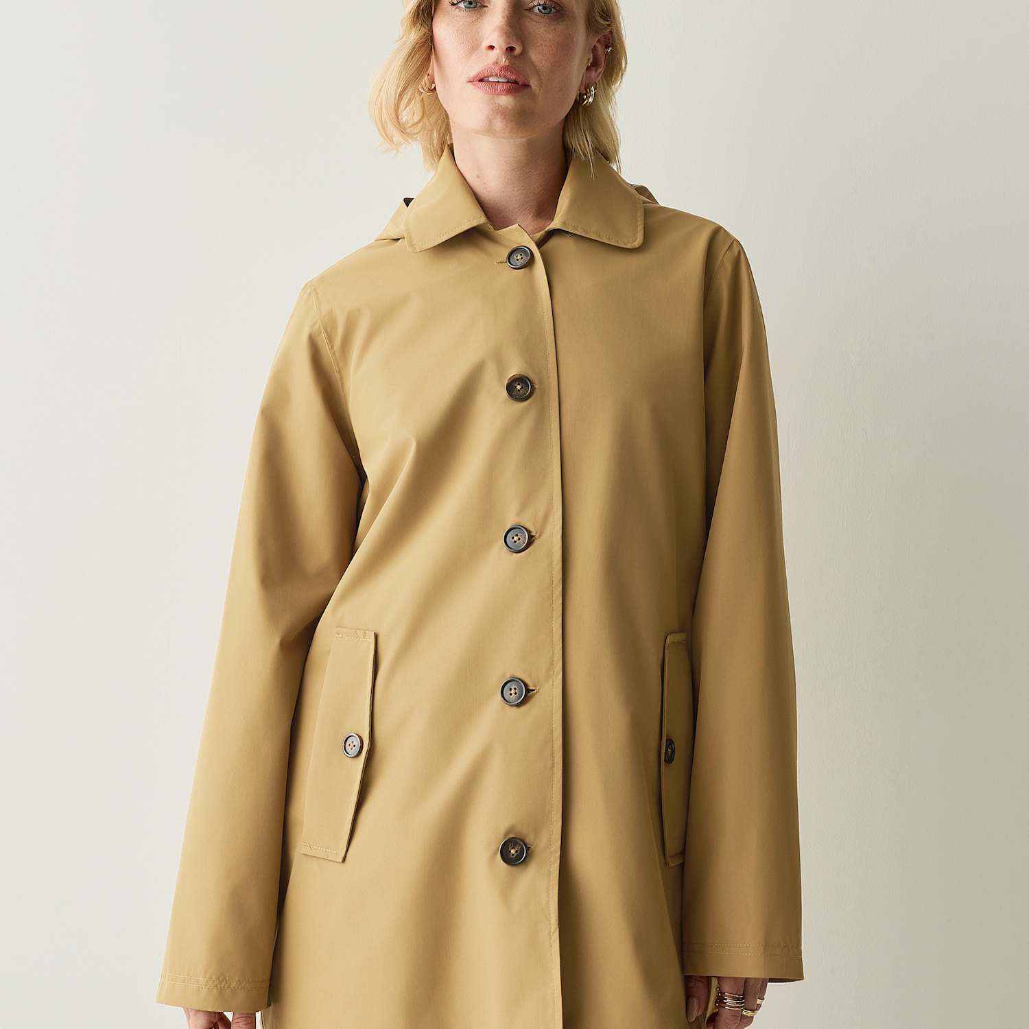 Regatta Women's Waterproof Hooded Longline Trench Mac - 8 - Khaki - Available at M&S