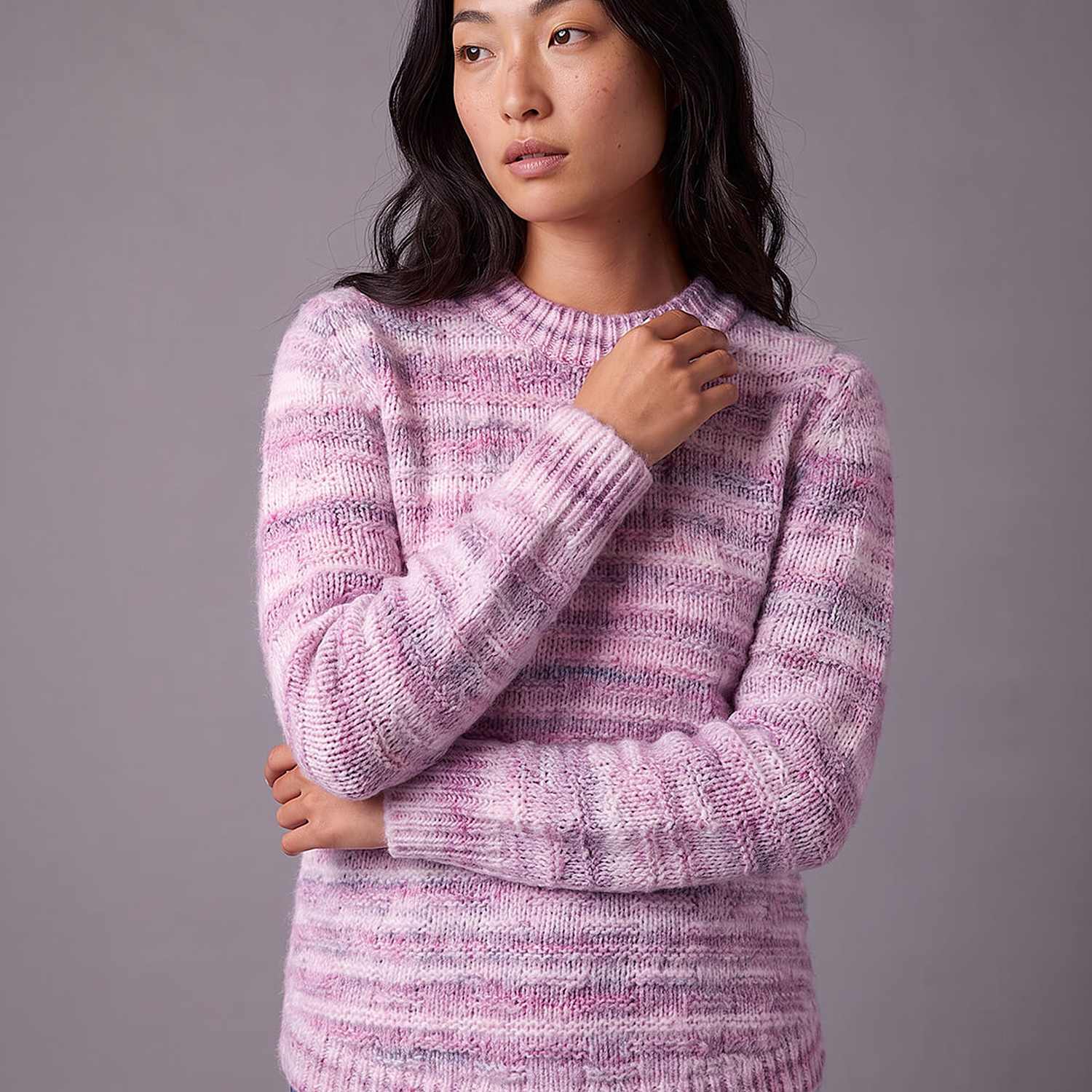 Roman Women's Space Dyed Jumper - 18 - Pink Mix - Available at M&S