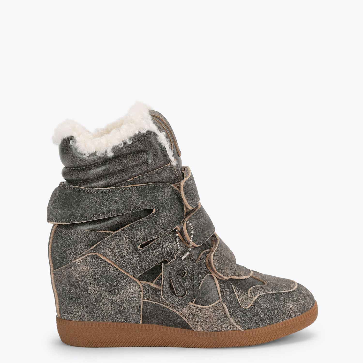 Steve Madden Women's Mavis Leather Trainers - 4 - Brown - Available at M&S