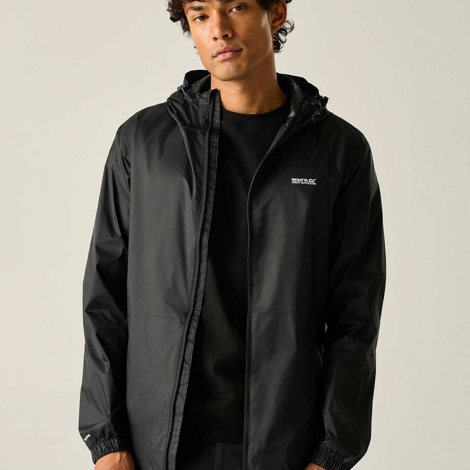 Regatta Men's Pack It Waterproof Anorak - M - Black - Available at M&S