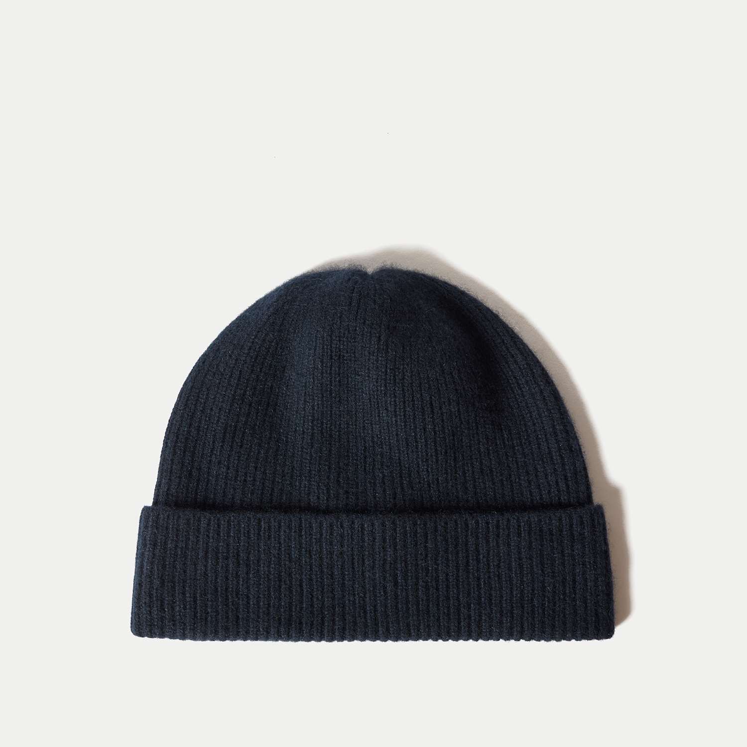 Jigsaw Women's Pure Cashmere Rib Beanie Hat - Navy - Available at M&S