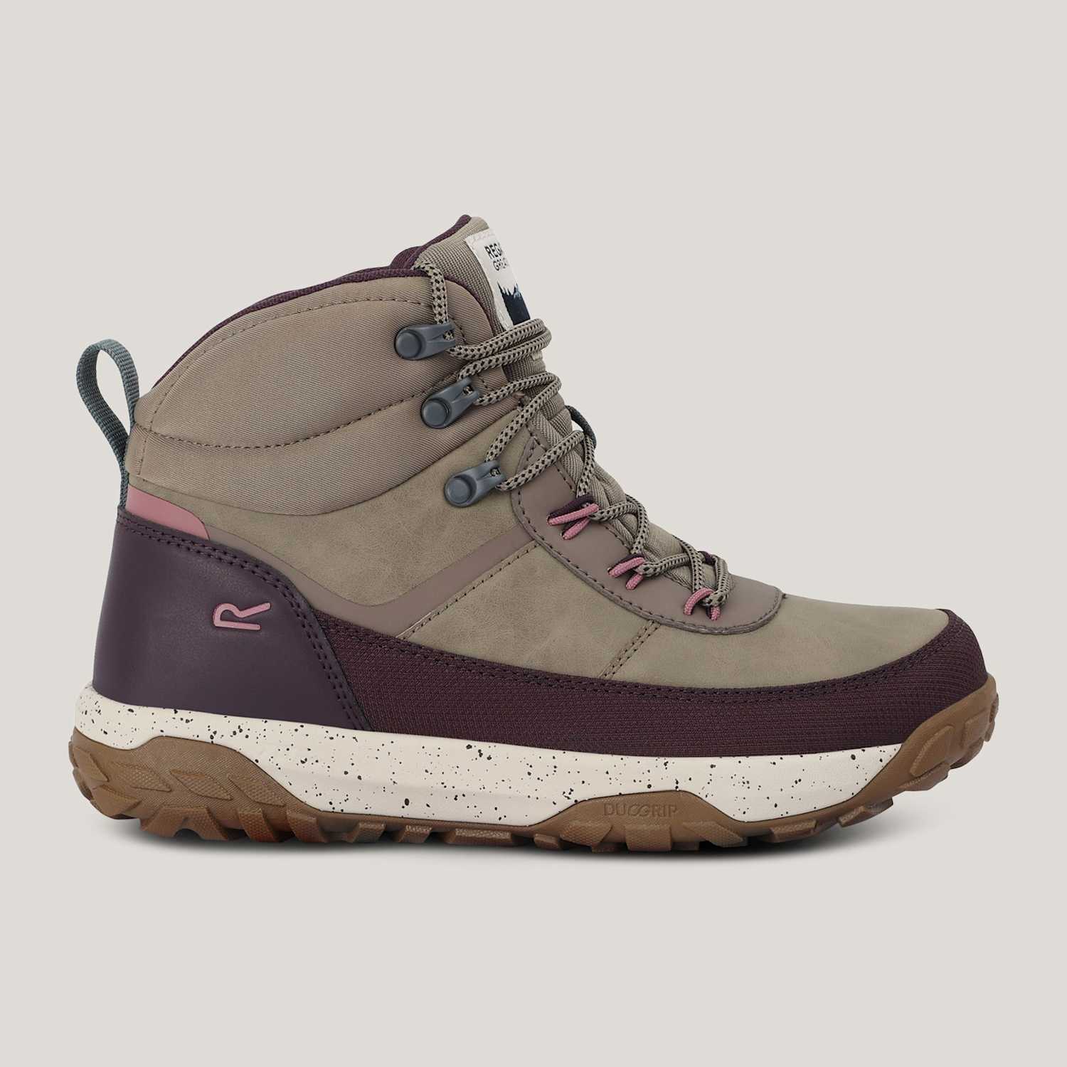 Regatta Women's Shayford Waterproof Lace Up Walking Boots - 8 - Purple Mix - Available at M&S