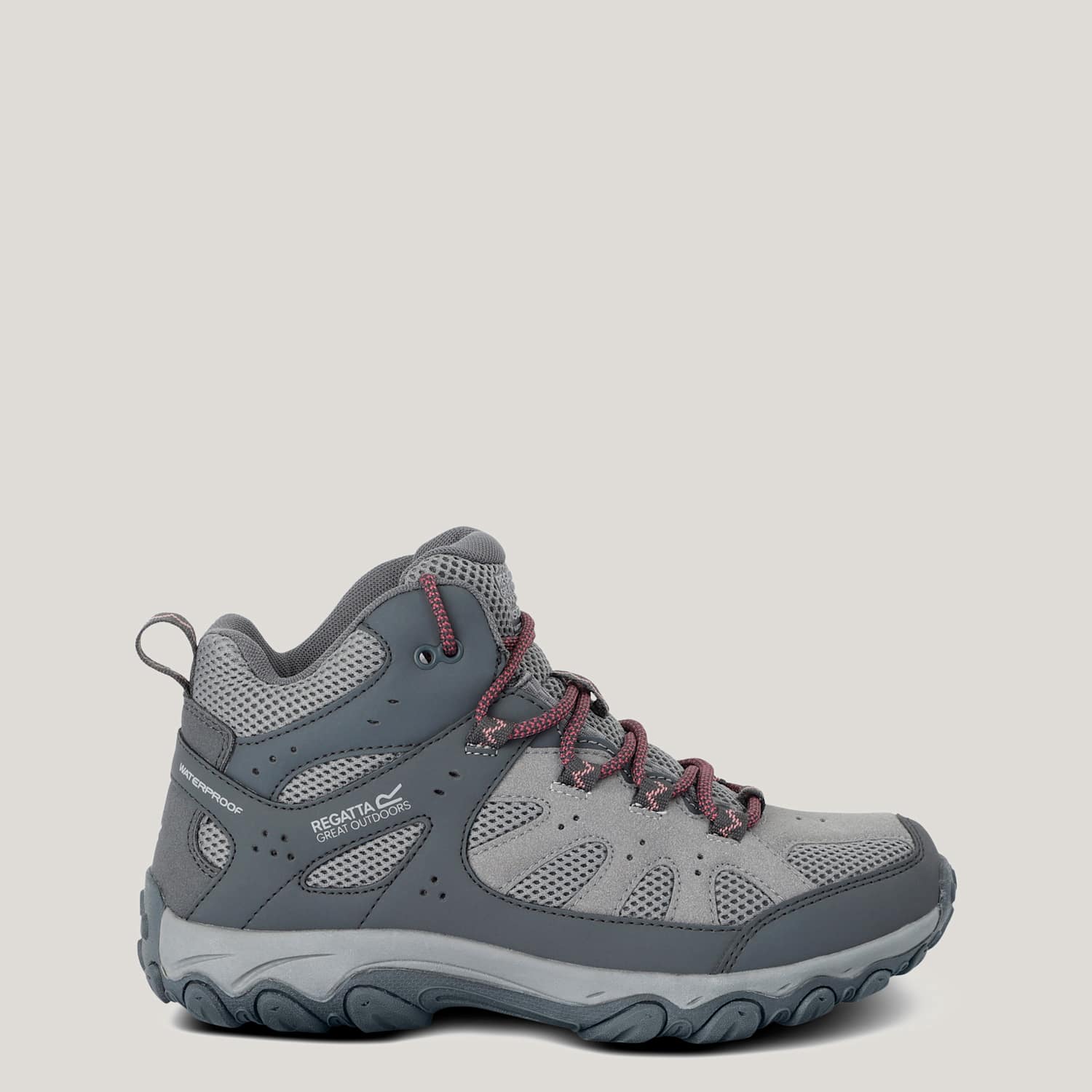 Regatta Women's Edgepoint IV Mid Walking Boots - 5 - Grey Mix - Available at M&S