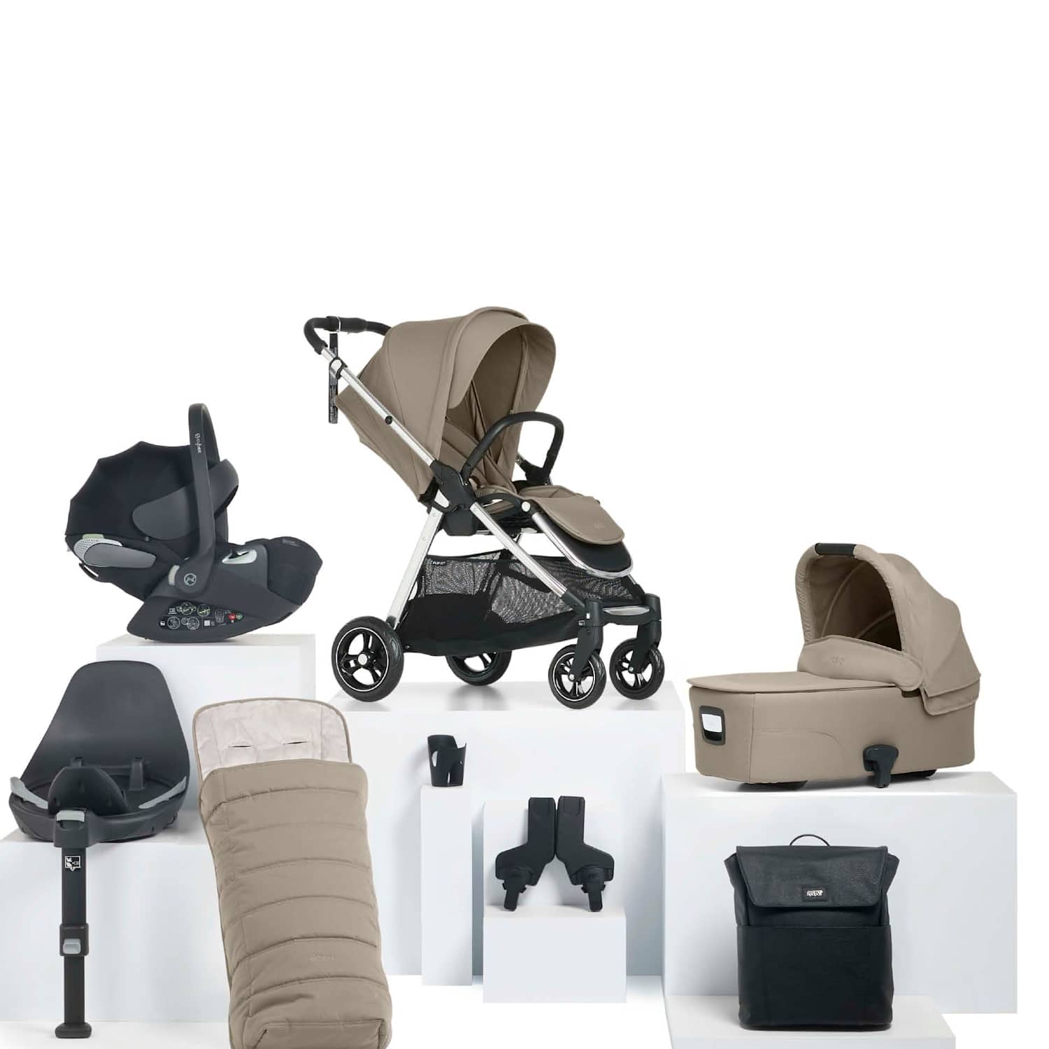 Mamas & Papas Kids Flip XT³ 8 Piece Complete Kit - Grey - Available at M&S
