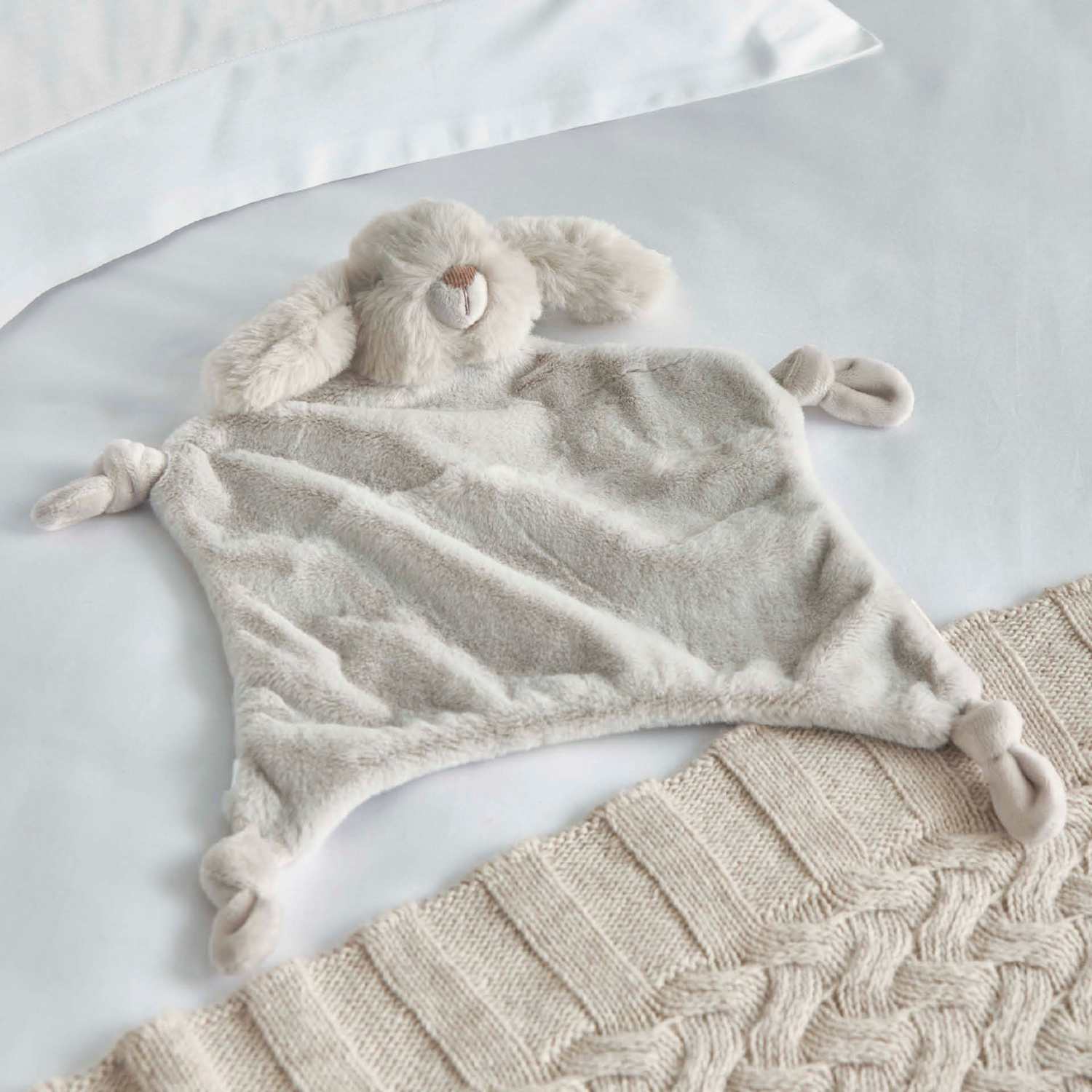 Mamas & Papas Kids Bunny Comforter (0+ Mths) - Grey - Available at M&S