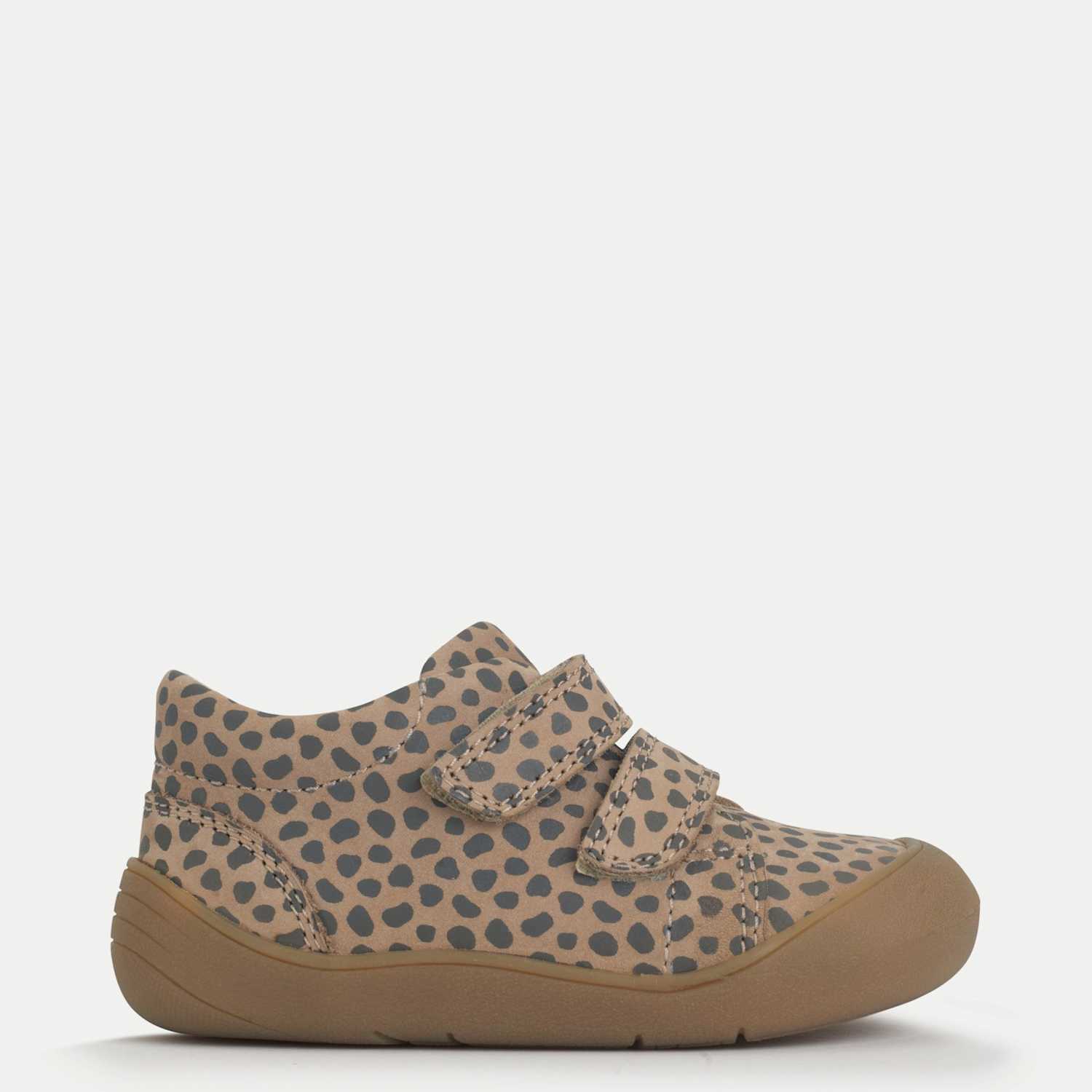 Start-Rite Girls Leather Animal Print Trainers (3 Small - 7 Small) - 6 - Multi - Available at M&S