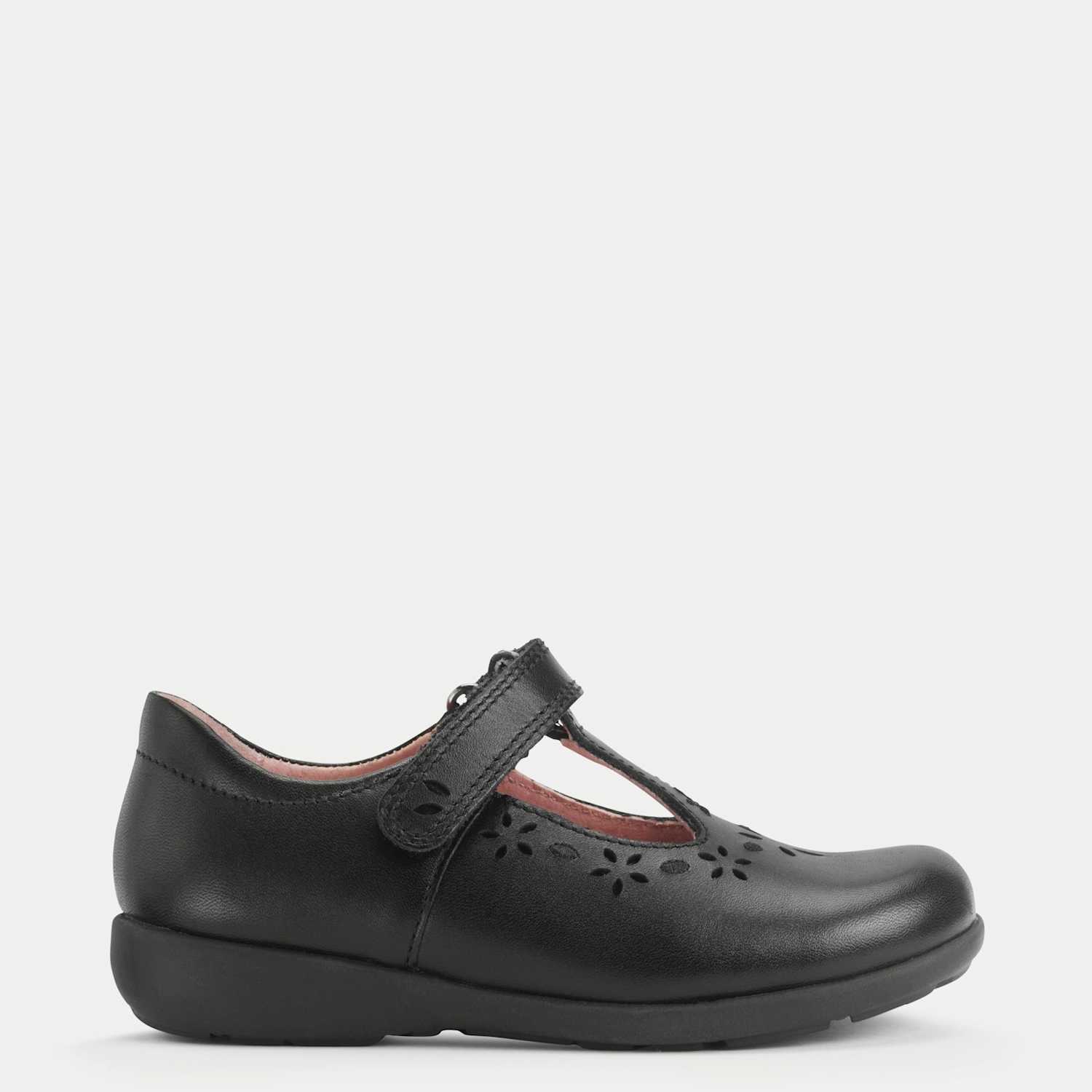 Start-Rite Girls Leather School Shoes (6 Small - 1½ Large) - 6/Wide - Black - Available at M&S