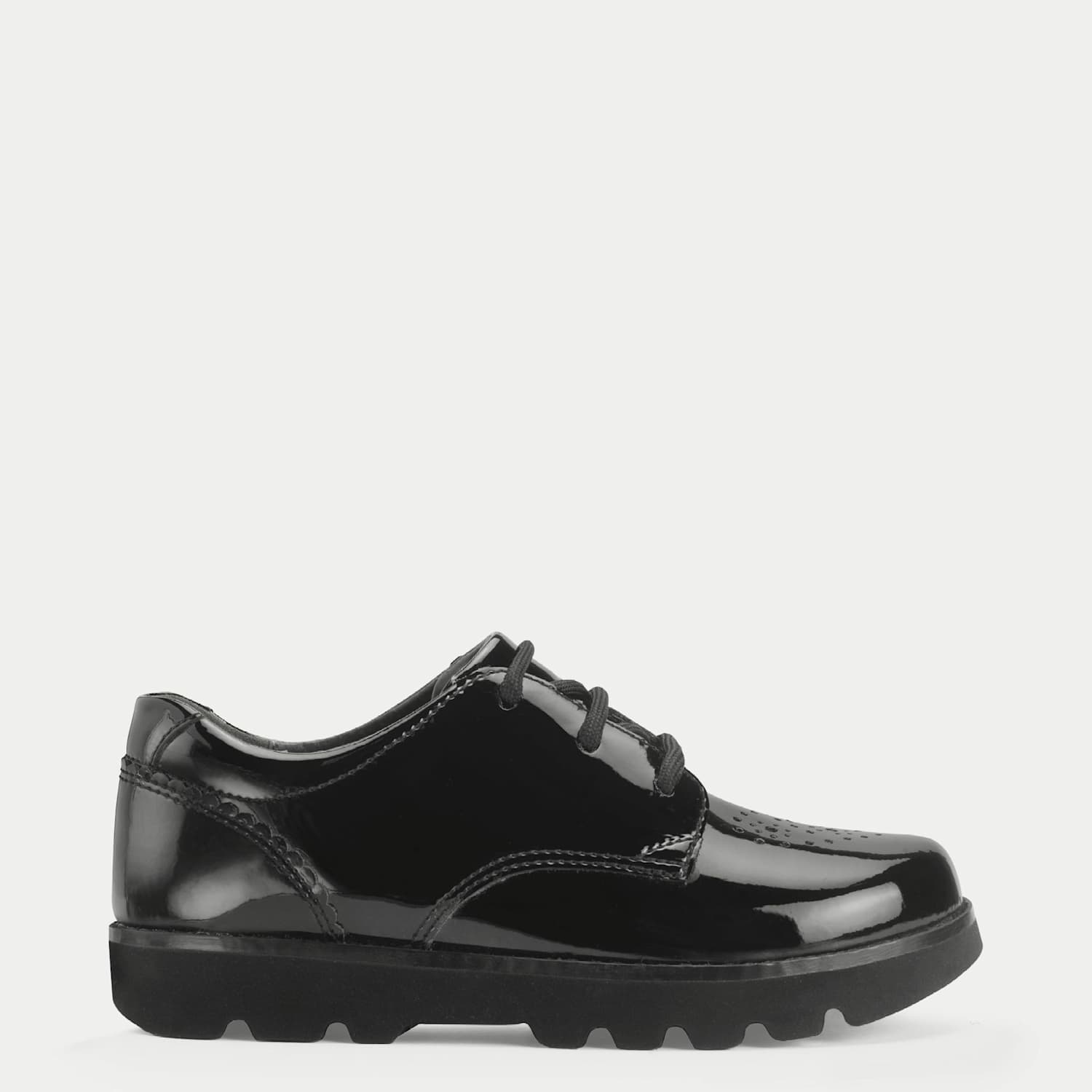 Start-Rite Girls Patent School Shoes - 2½/Wide - Black - Available at M&S