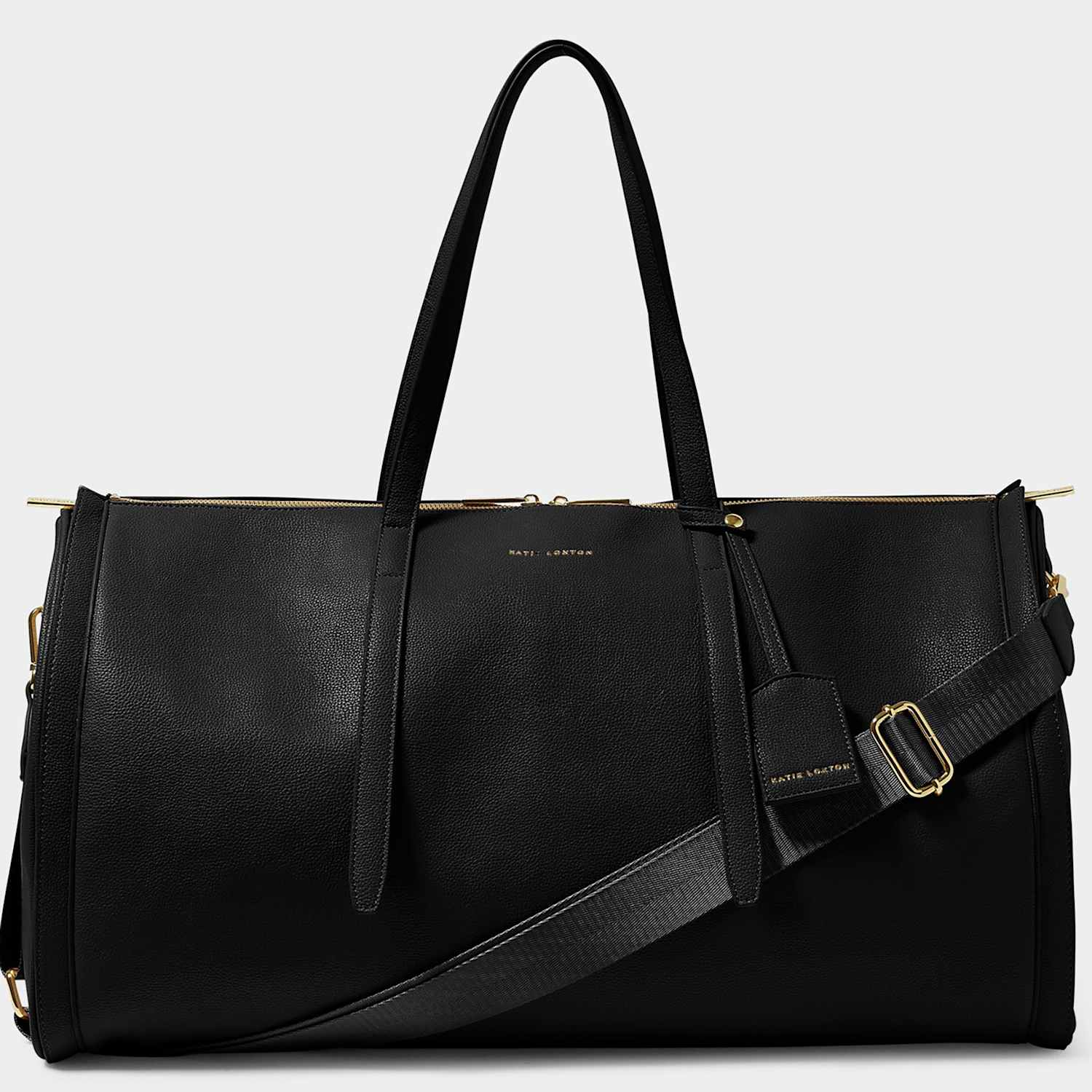 Katie Loxton Women's Faux Leather Fold Out Garment Weekend Bag - Black - Available at M&S