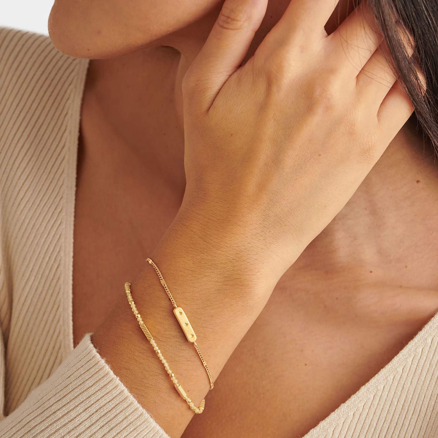 Katie Loxton Women's November Waterproof Birthstone Bracelet - Gold - Available at M&S