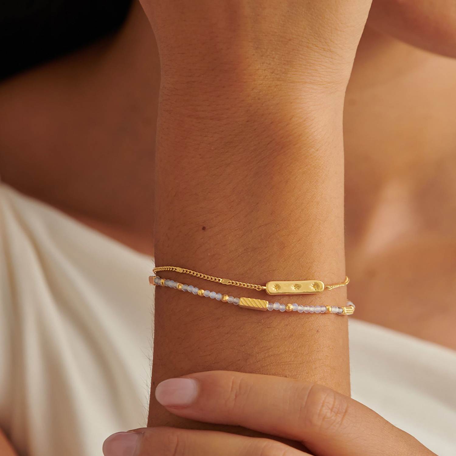 Katie Loxton Women's June Waterproof Birthstone Bracelet - Gold - Available at M&S
