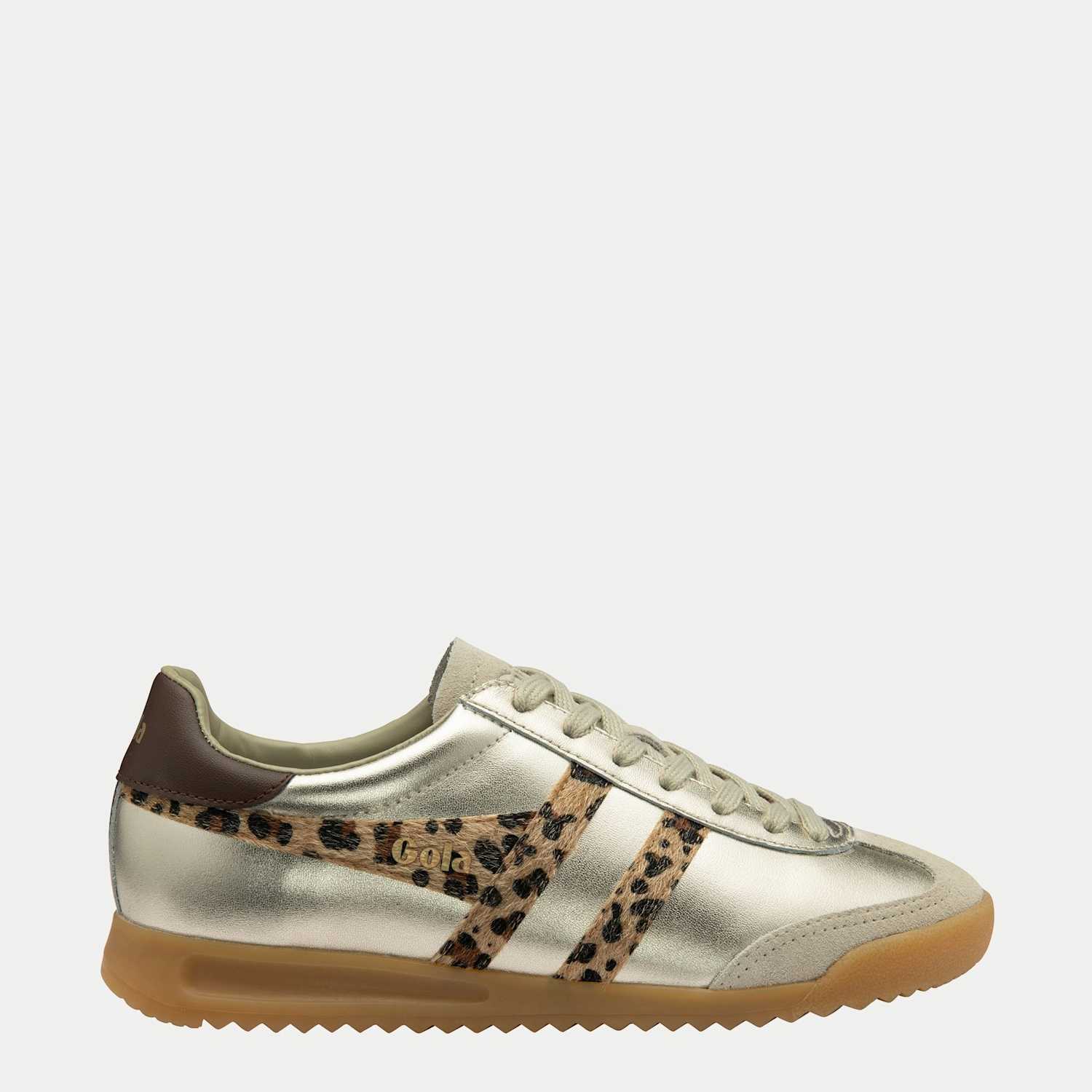 Gola Women's Torpedo Glimmer Safari Trainers - 5 - Gold Mix - Available at M&S