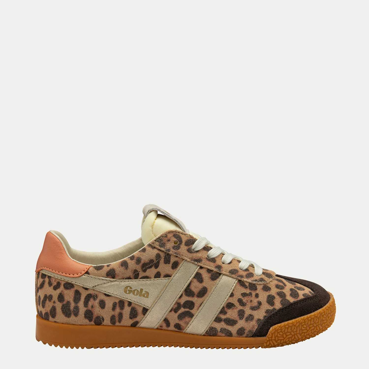 Gola Women's Elan Safari Leather Trainers - 6 - Gold Mix - Available at M&S