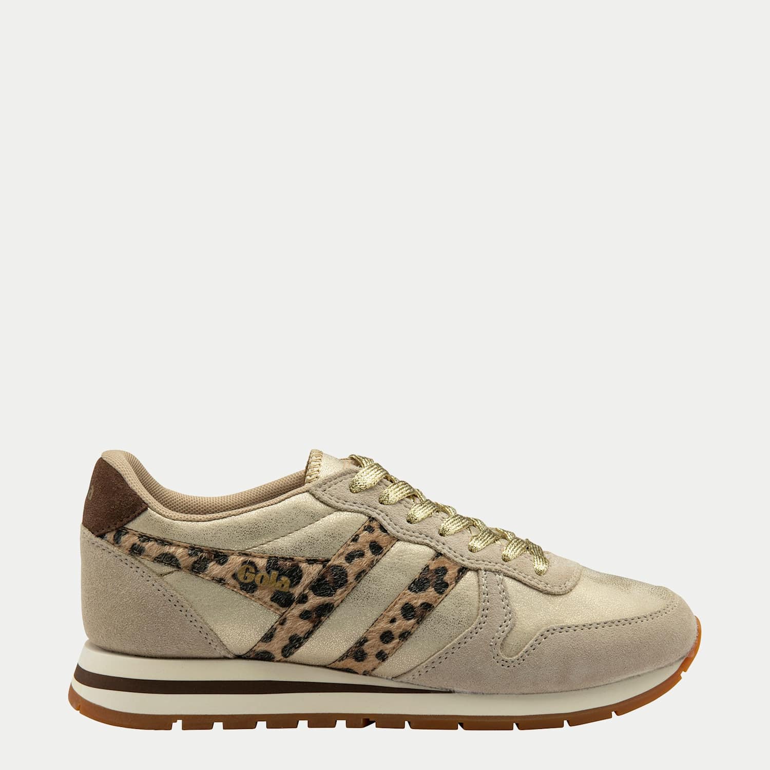 Gola Women's Daytona Blaze II Trainers - 6 - Gold Mix - Available at M&S