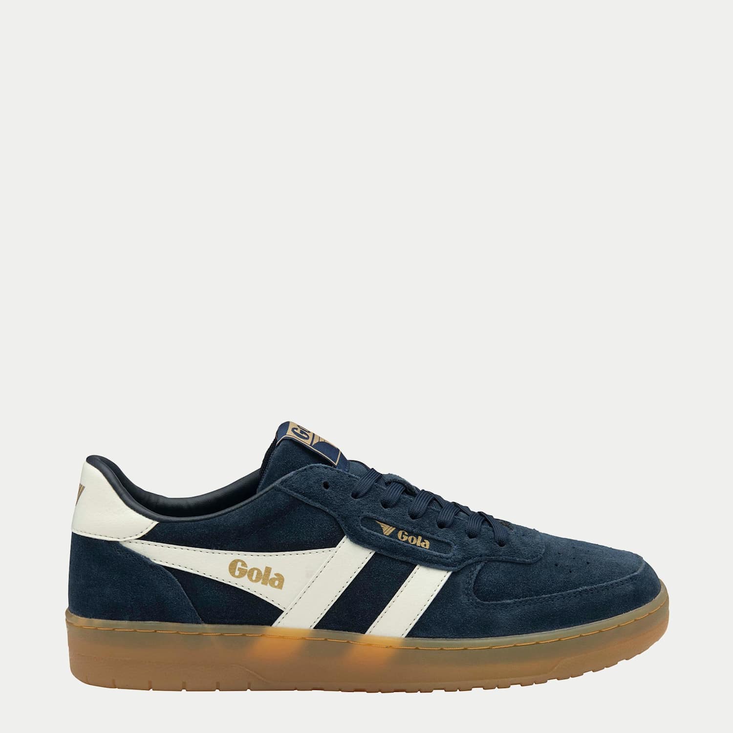 Gola Men's Hawk '86 Suede Trainers - 6 - Navy Mix - Available at M&S