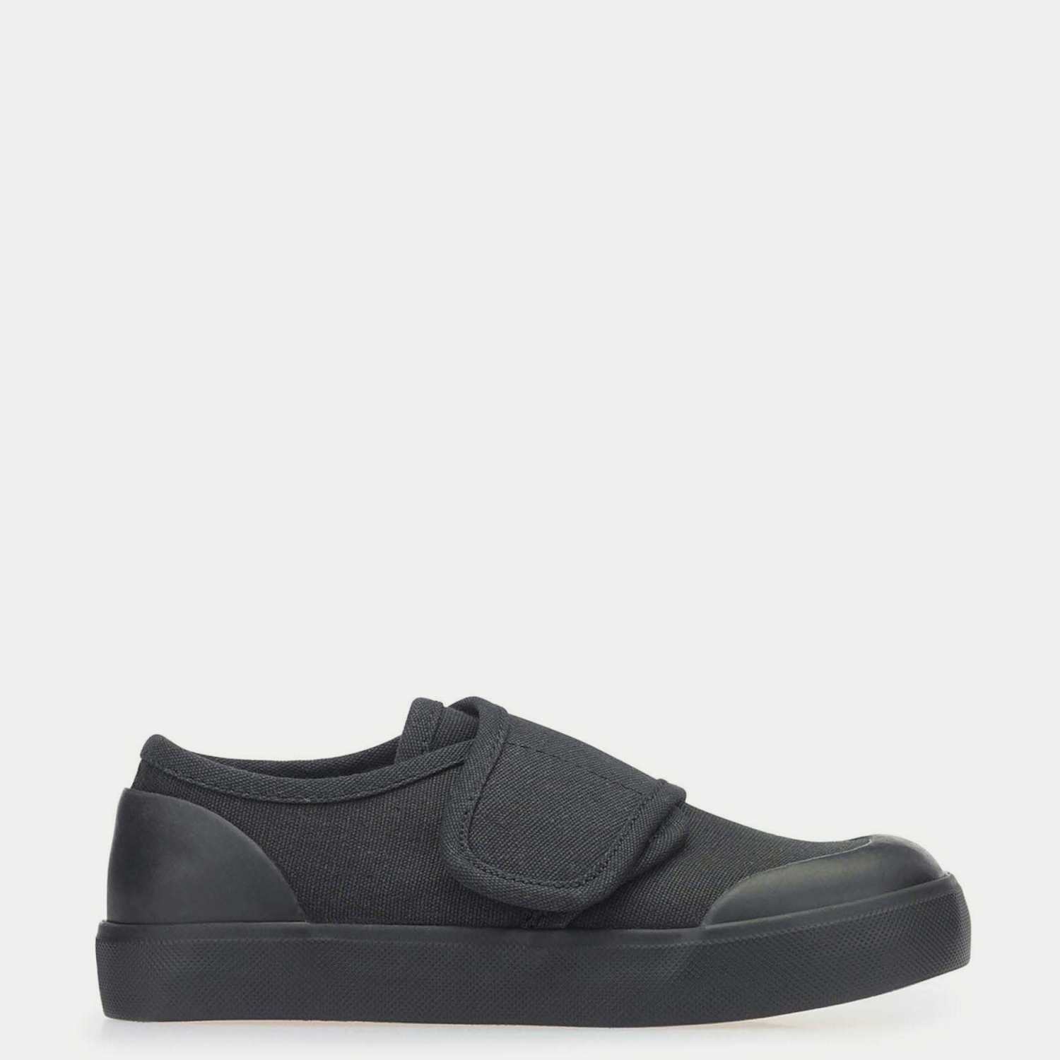 Start-Rite Kids Canvas Riptape Plimsolls (7 Small - 4½ Large) - Black - Available at M&S