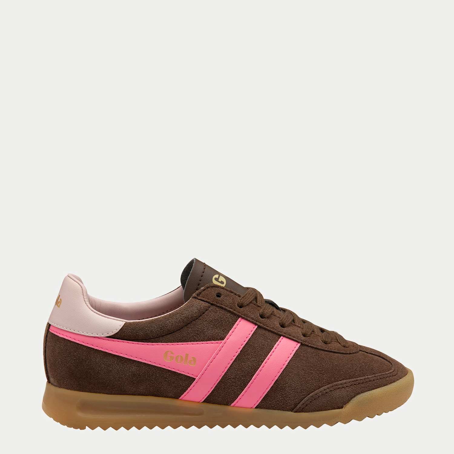 Gola Women's Torpedo Suede Colour Block Trainers - 3 - Brown Mix - Available at M&S