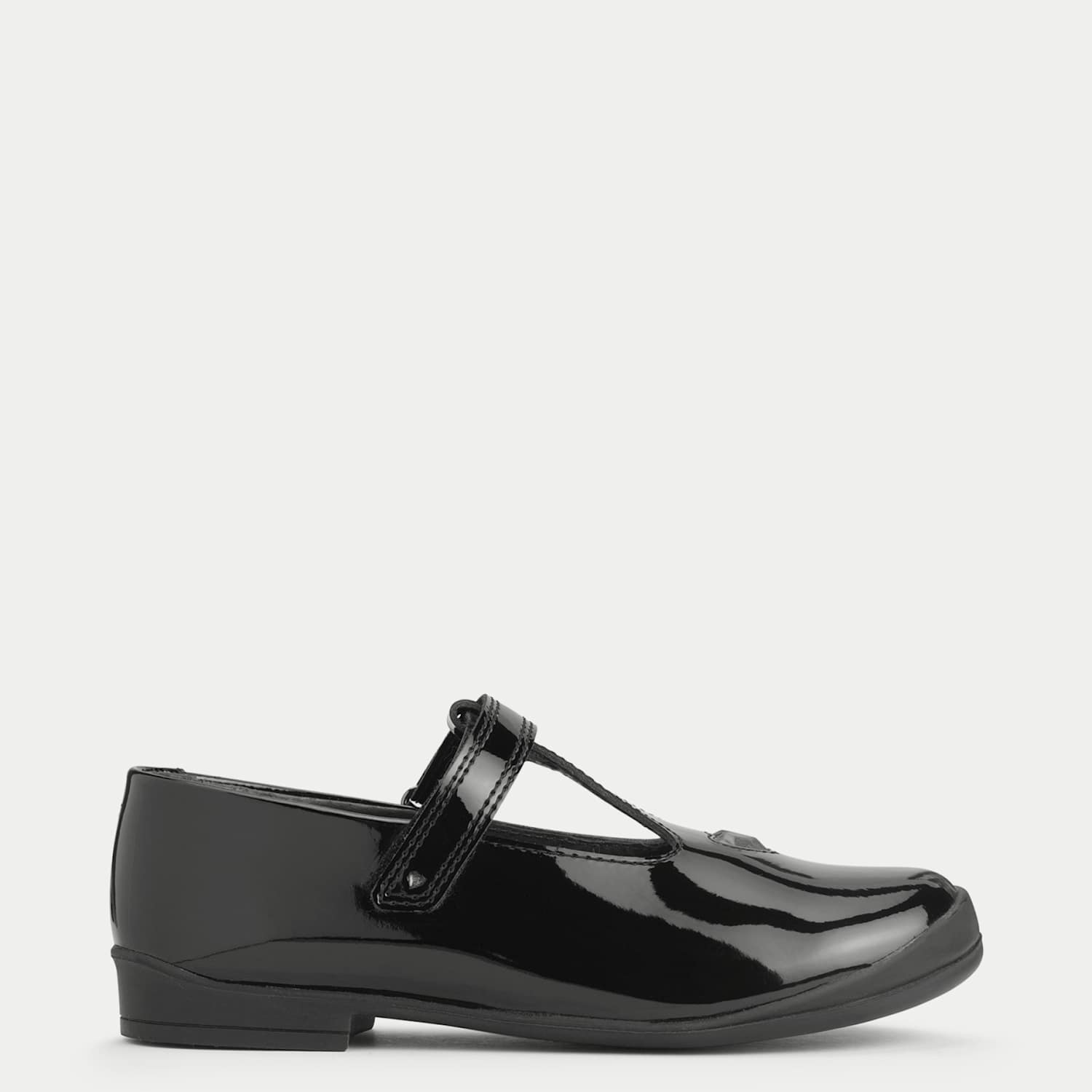 Start-Rite Girls Patent Leather School Shoes (9 Small - 2 Large) - 1½ - Black - Available at M&S
