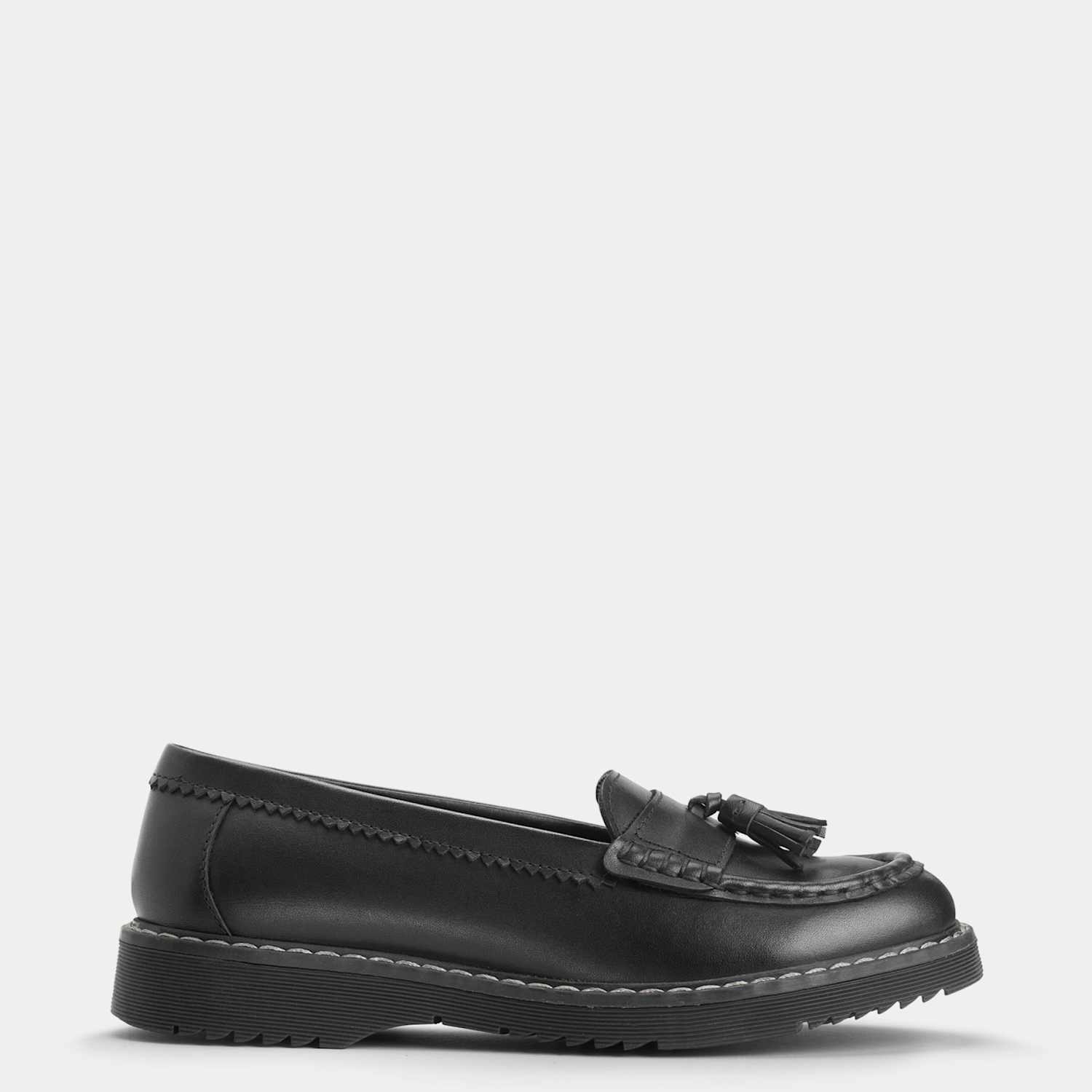 Start-Rite Girls Leather School Shoes (1 Large - 9 Large) - 4 - Black - Available at M&S