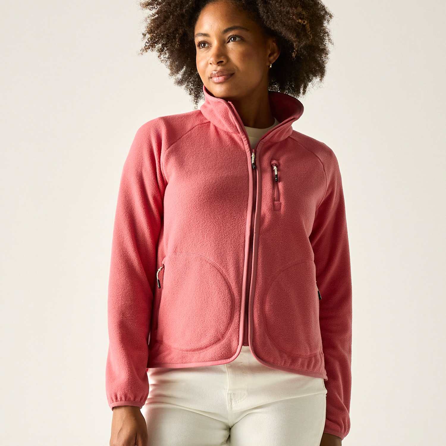 Regatta Women's Frankie Funnel Neck Fleece Jacket - 18 - Pink - Available at M&S