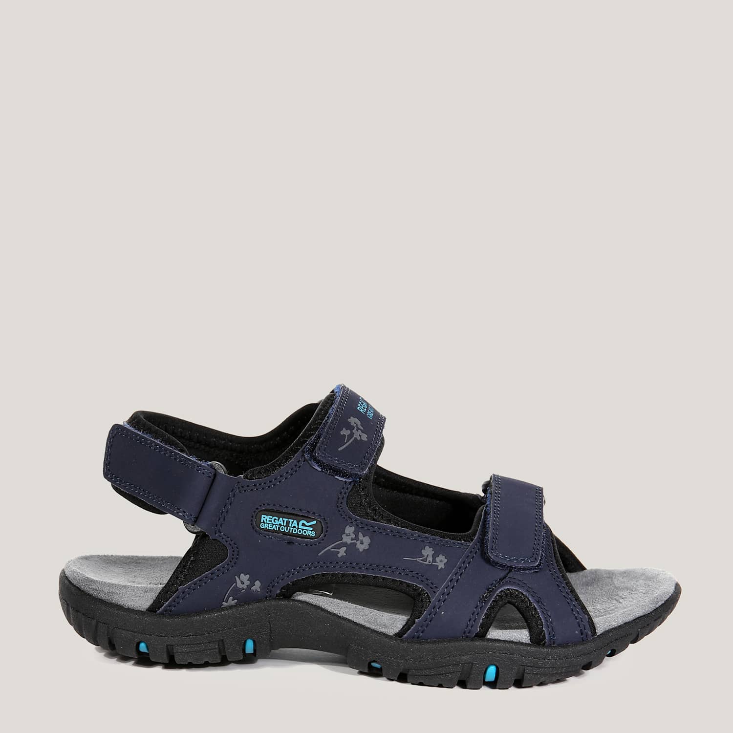 Regatta Women's Harris Ankle Strap Sandals - 5 - Navy Mix - Available at M&S