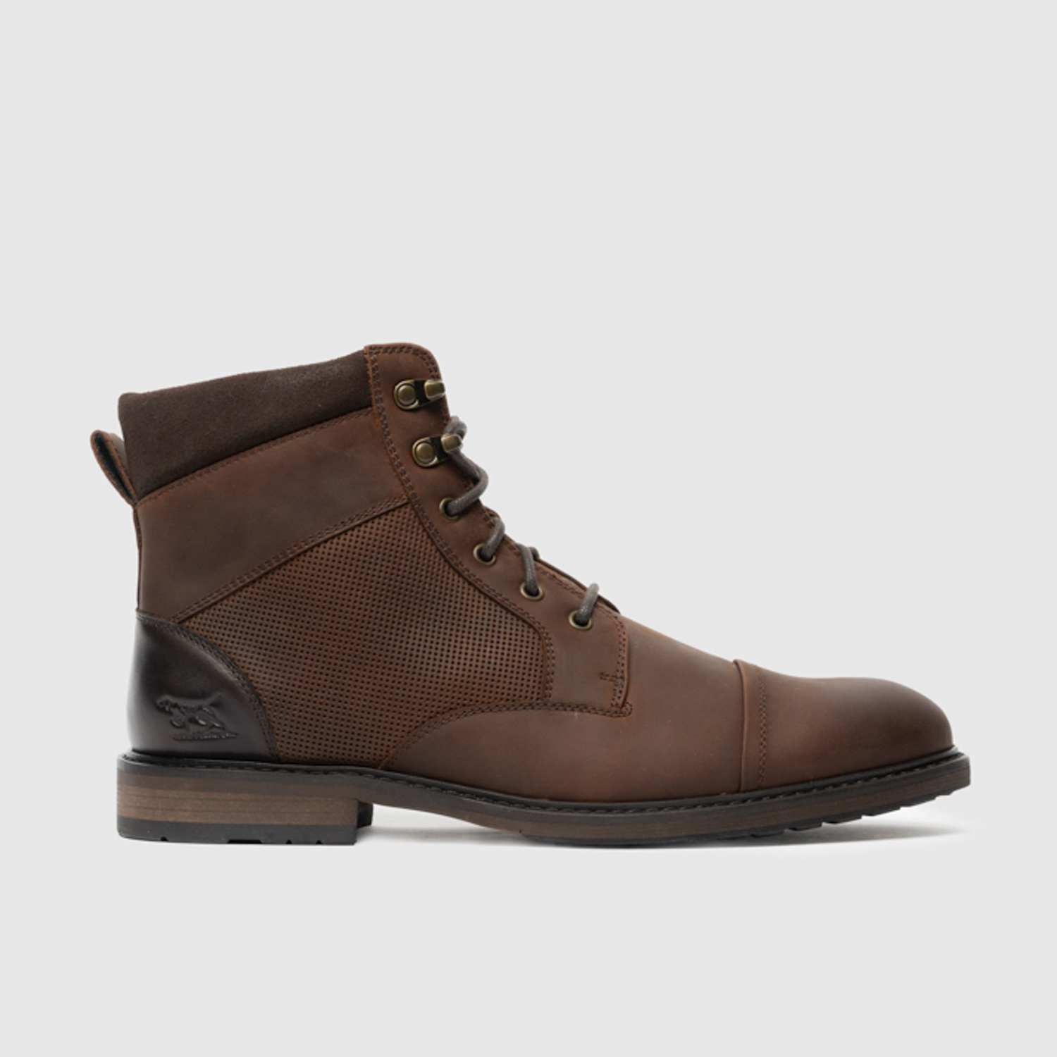 Rodd & Gunn Men's Leather Military Boots - 9 - Brown - Available at M&S