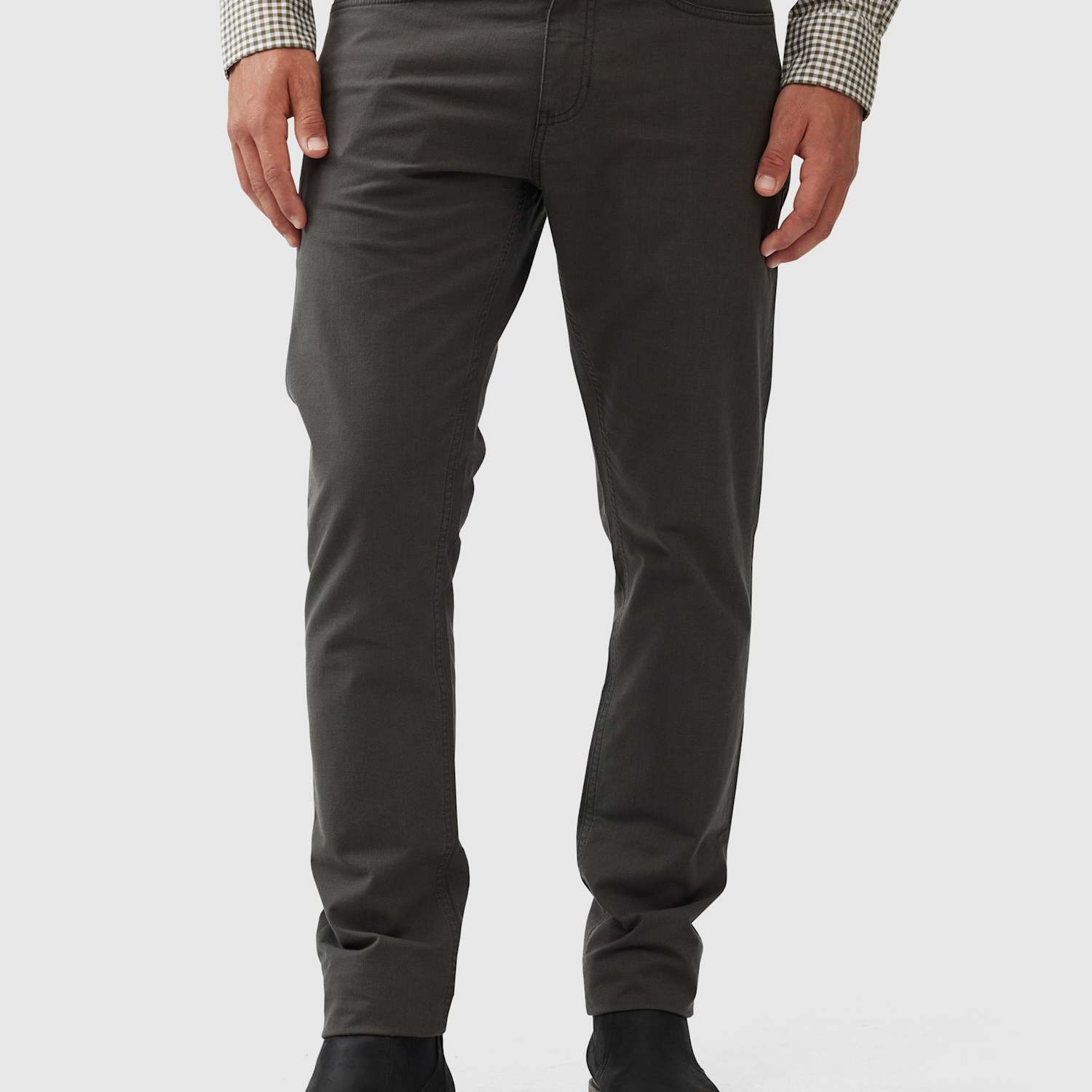 Rodd & Gunn Men's 5 Pocket Jeans - 34 - Charcoal - Available at M&S