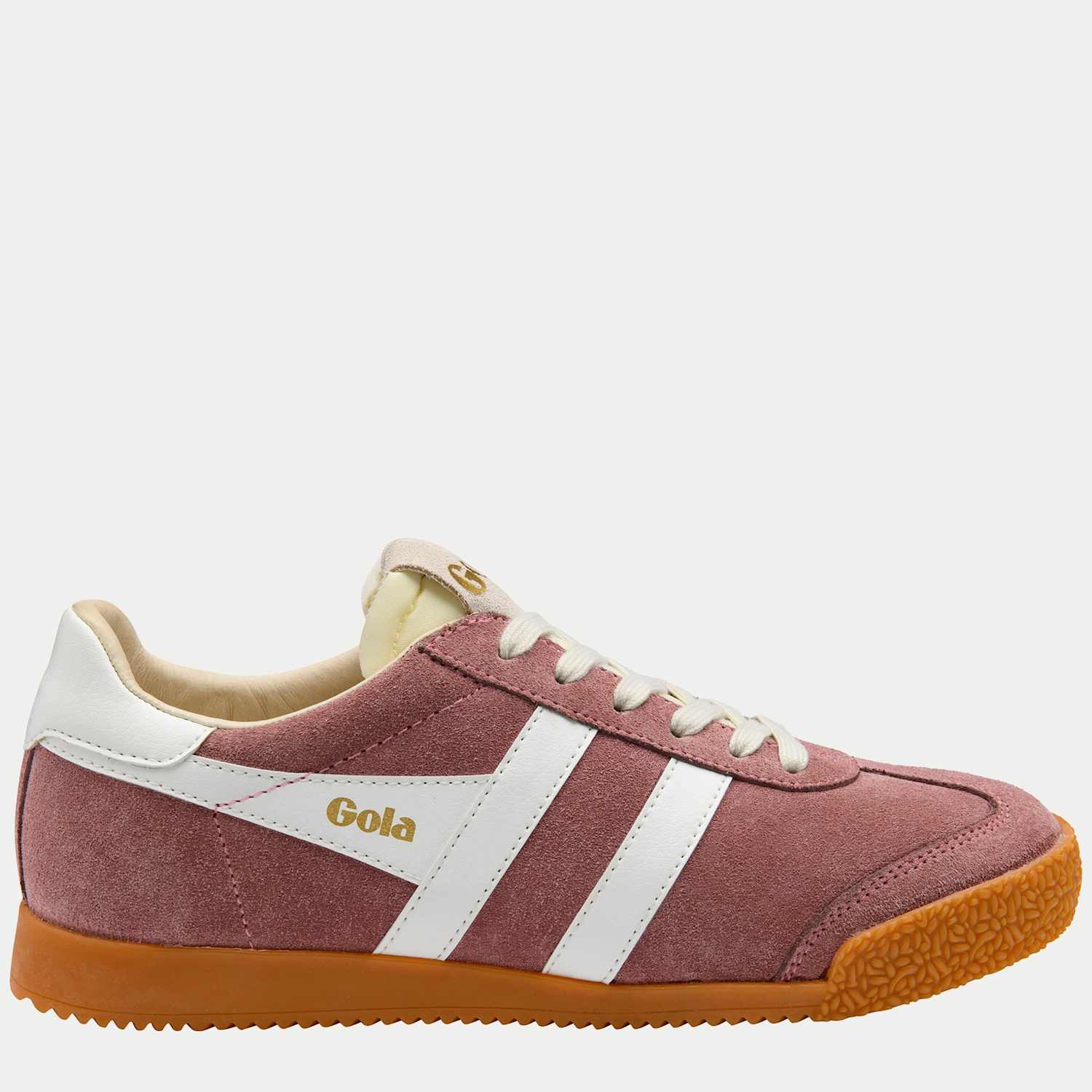 Gola Women's Elan Suede Trainers - 3 - Pink Mix - Available at M&S