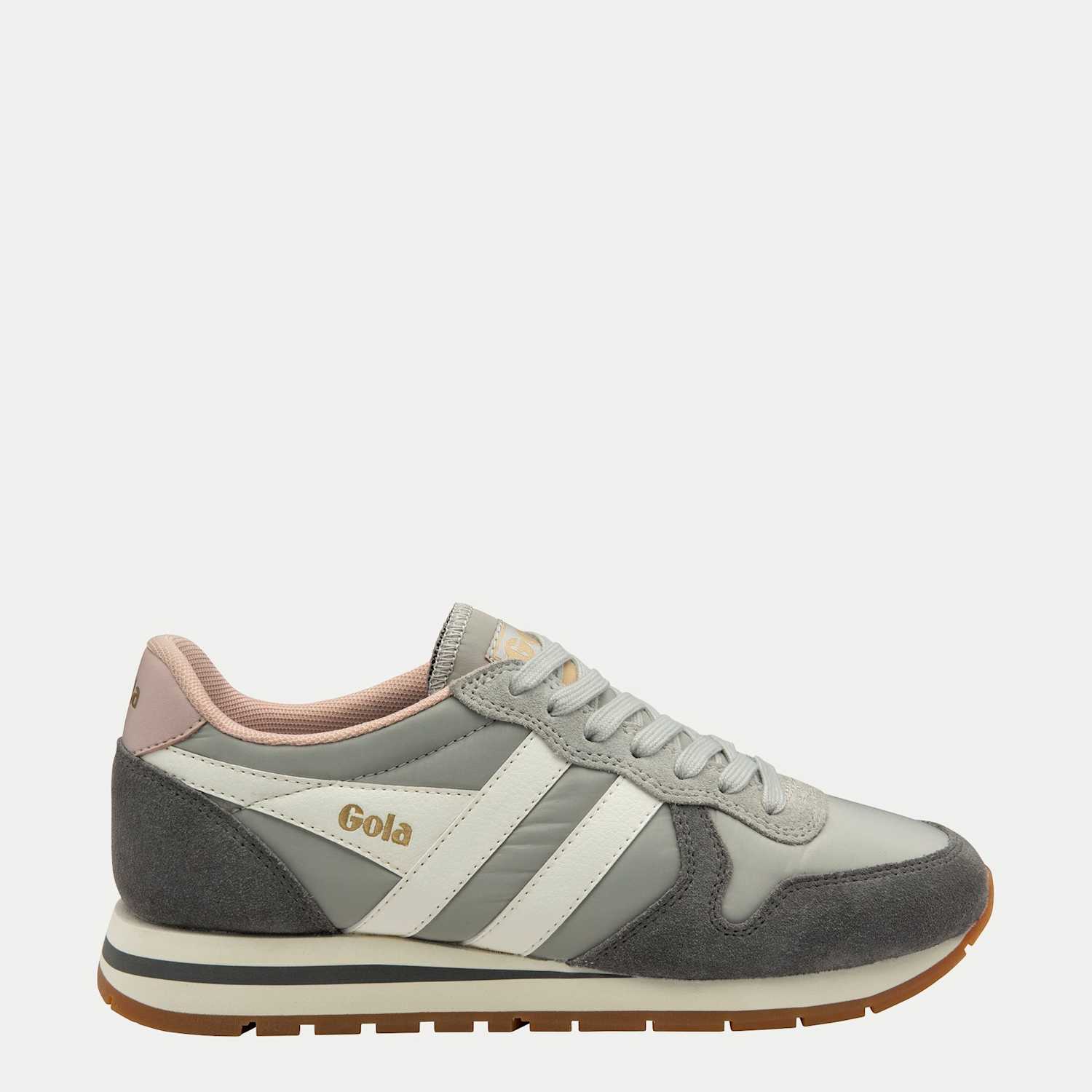 Gola Women's Daytona Blaze Metallic Trainers - 4 - Grey Mix - Available at M&S