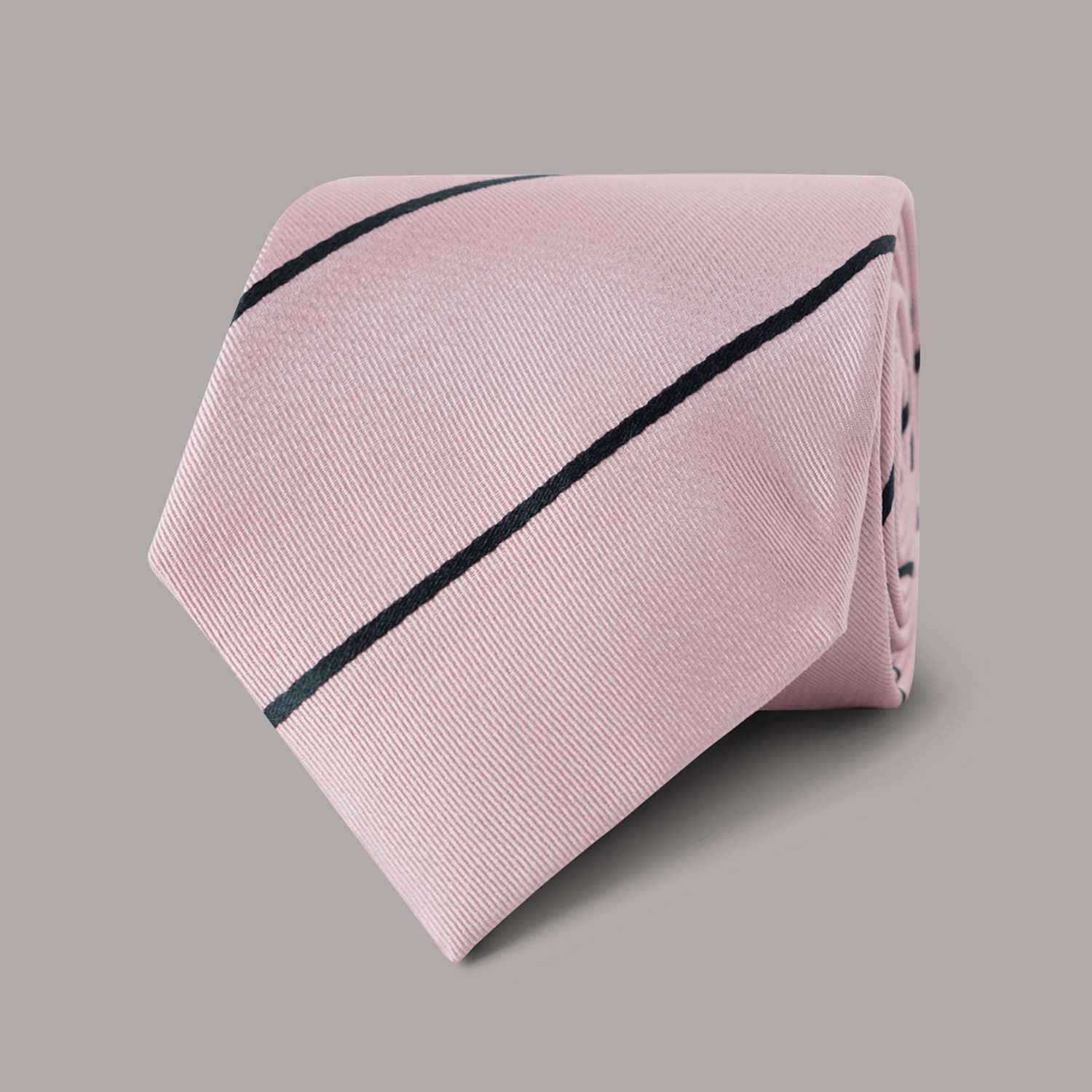 Hawes & Curtis Men's Striped Pure Silk Tie - Pink Mix - Available at M&S