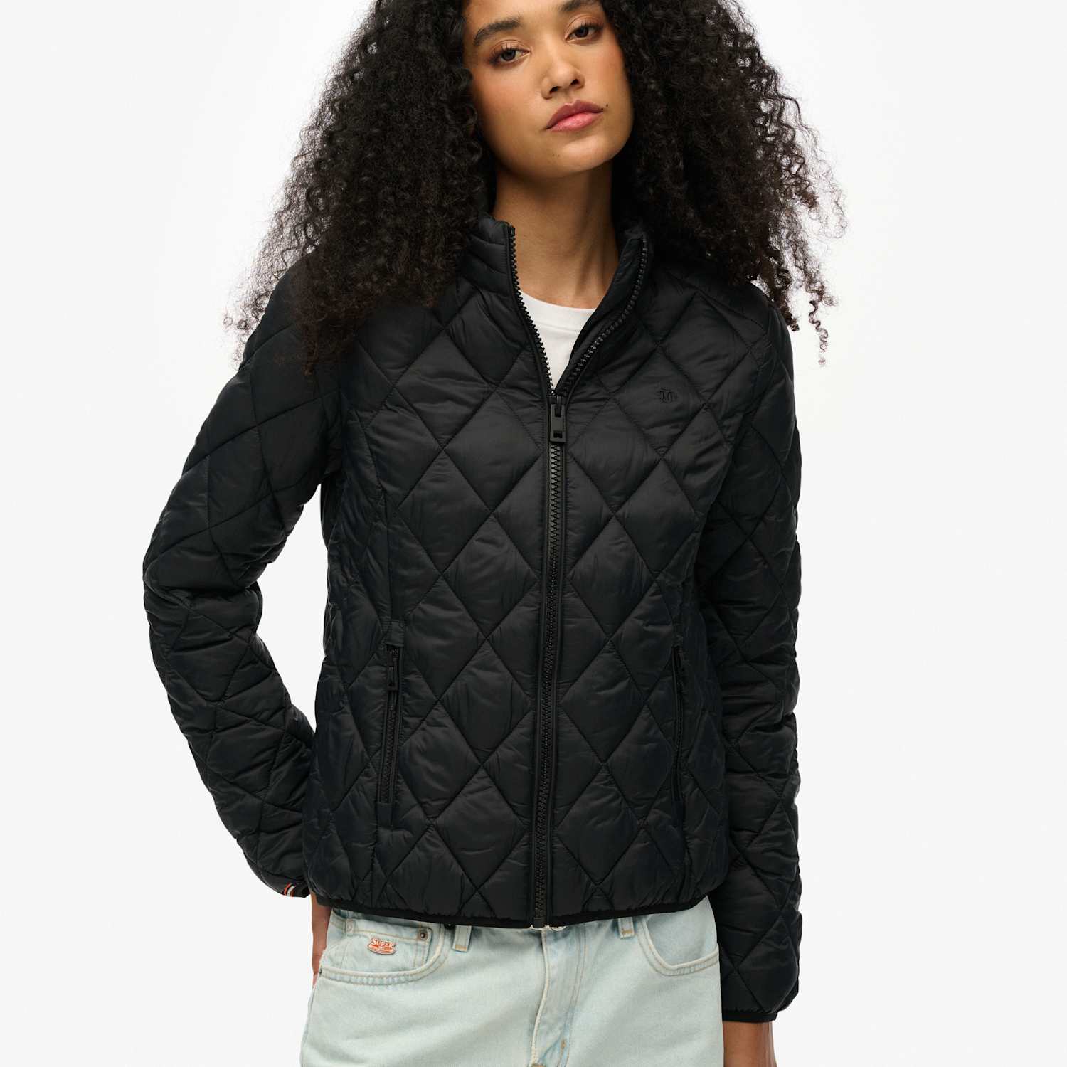 Superdry & Co Women's Quilted Lightweight Puffer Jacket - 14 - Black - Available at M&S