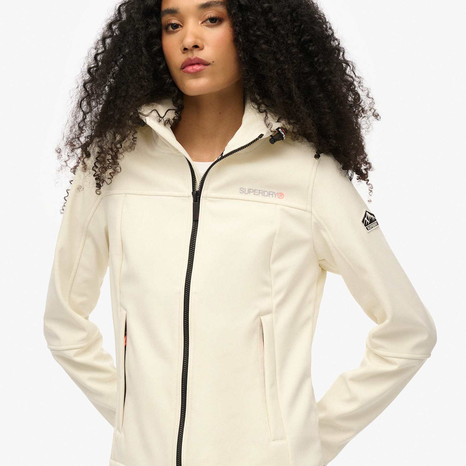 Superdry & Co Women's Waterproof Hooded Jacket - 16 - White - Available at M&S